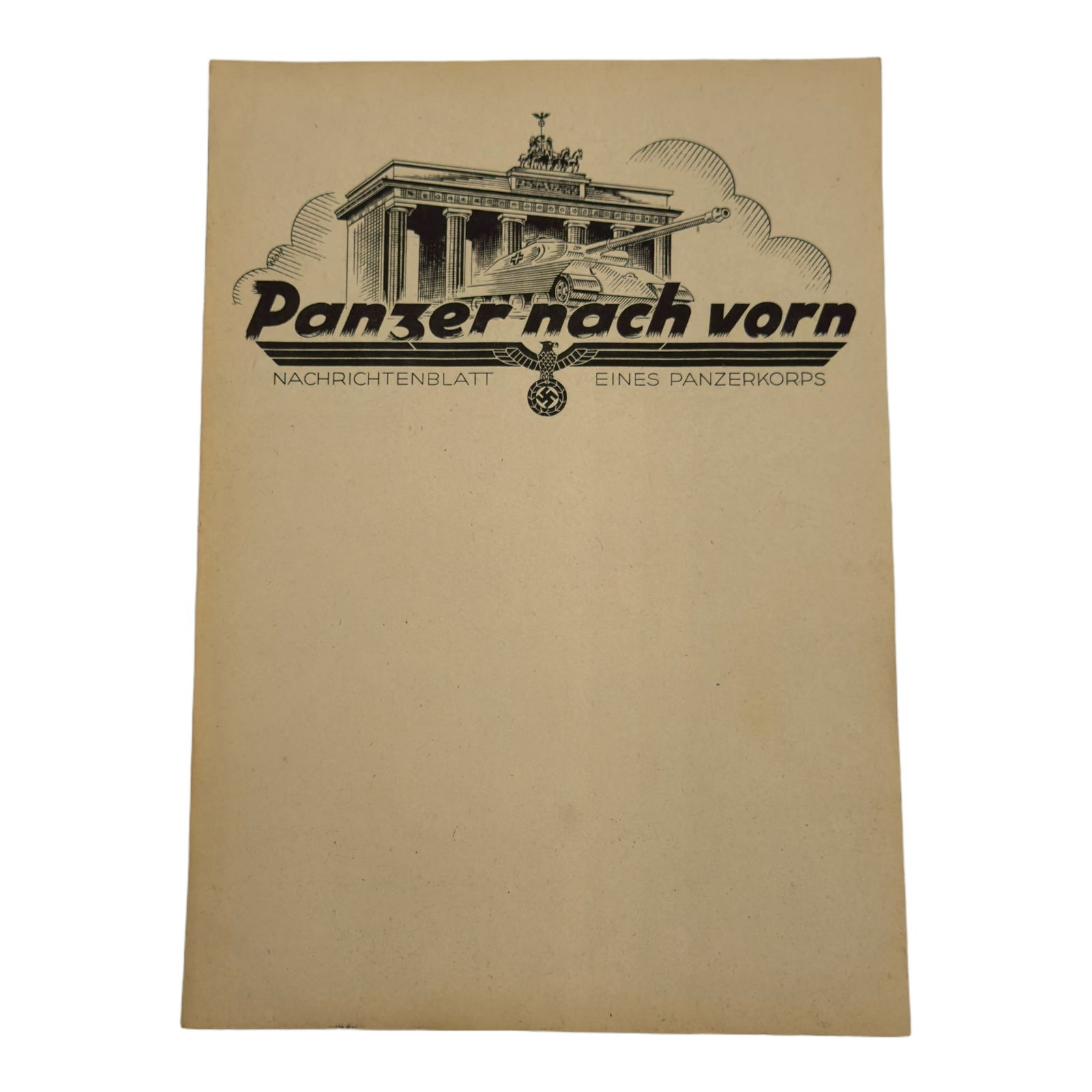 German WWII Panzer Nach Vorn Stationary (1 of 3)