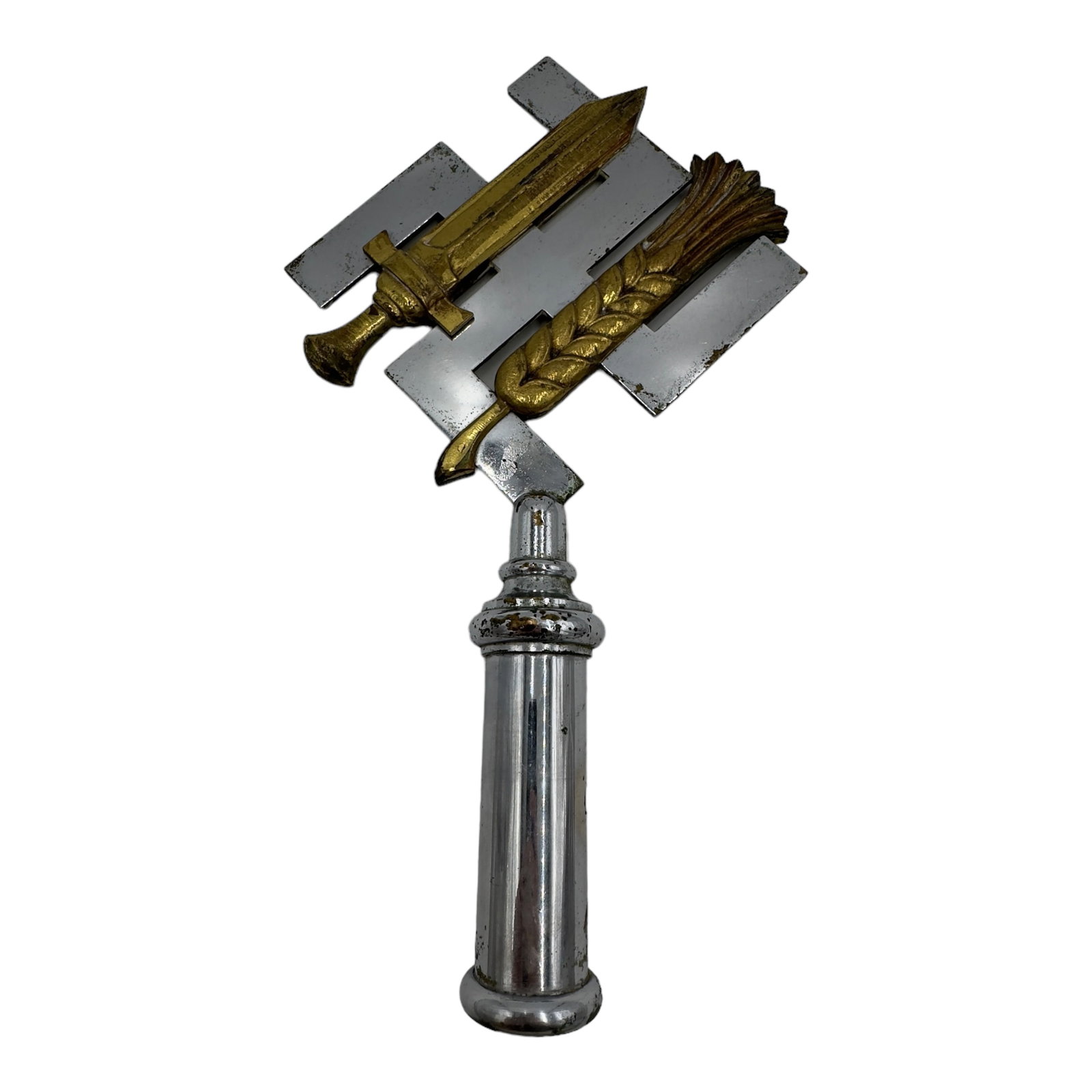 Nazi Reichsnahrstand RNST Pole Top: Nazi Reichsnahrstand RNST Pole Top. Huge pole topper measuring 14 inches.