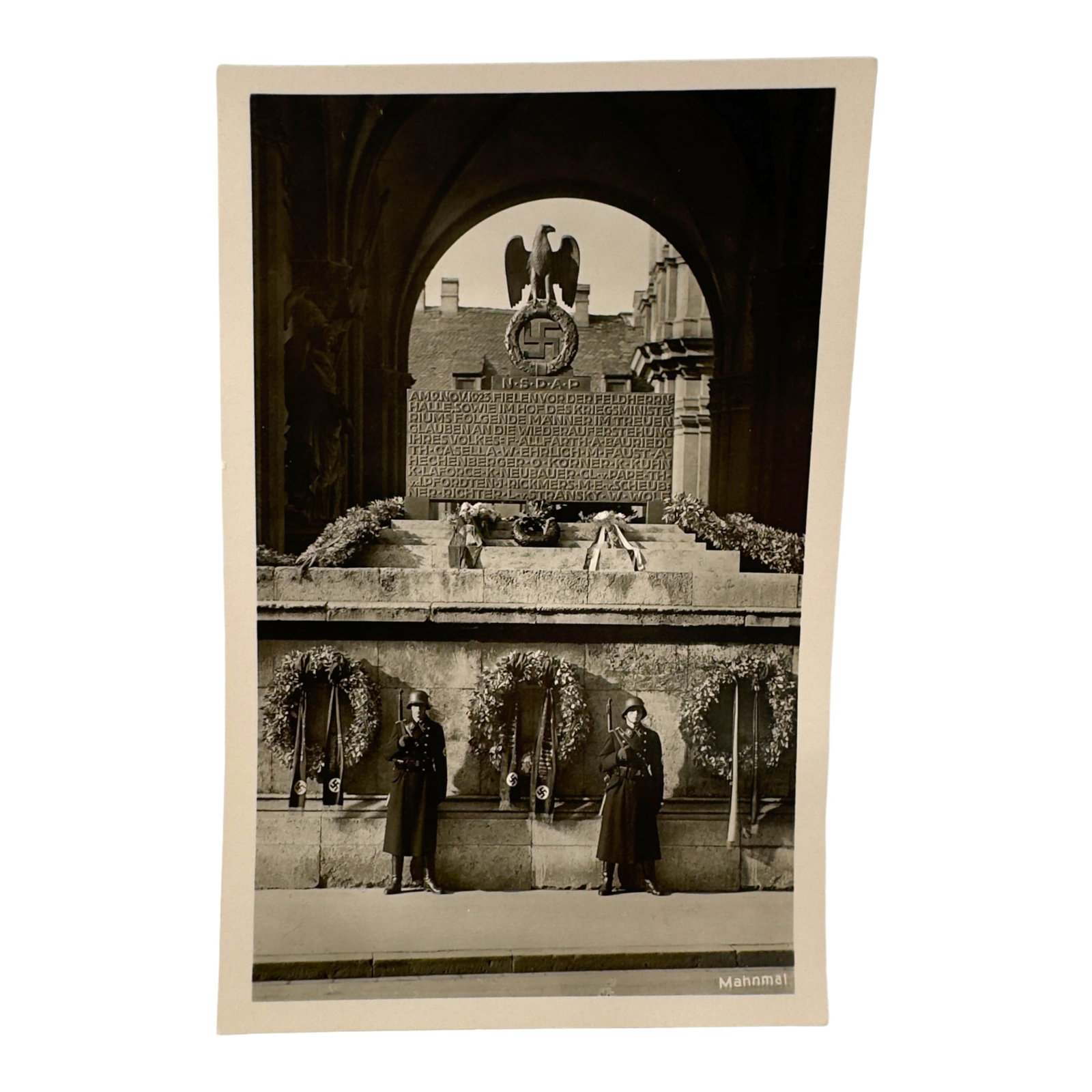 Third Reich November 9 Monument Postcard: Third Reich November 9 Monument Postcard