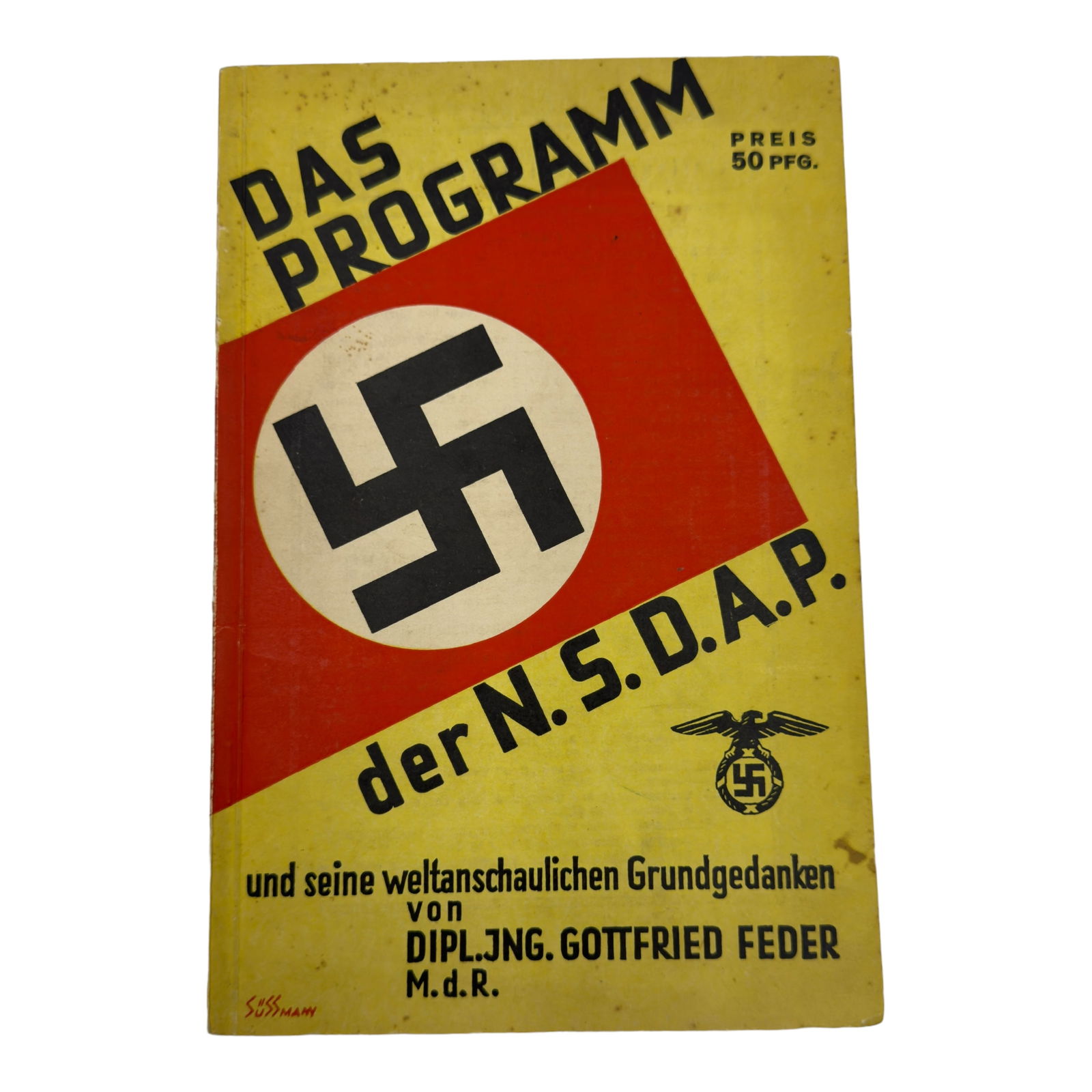German "Das Programm der NSDAP" Book (1 of 3)