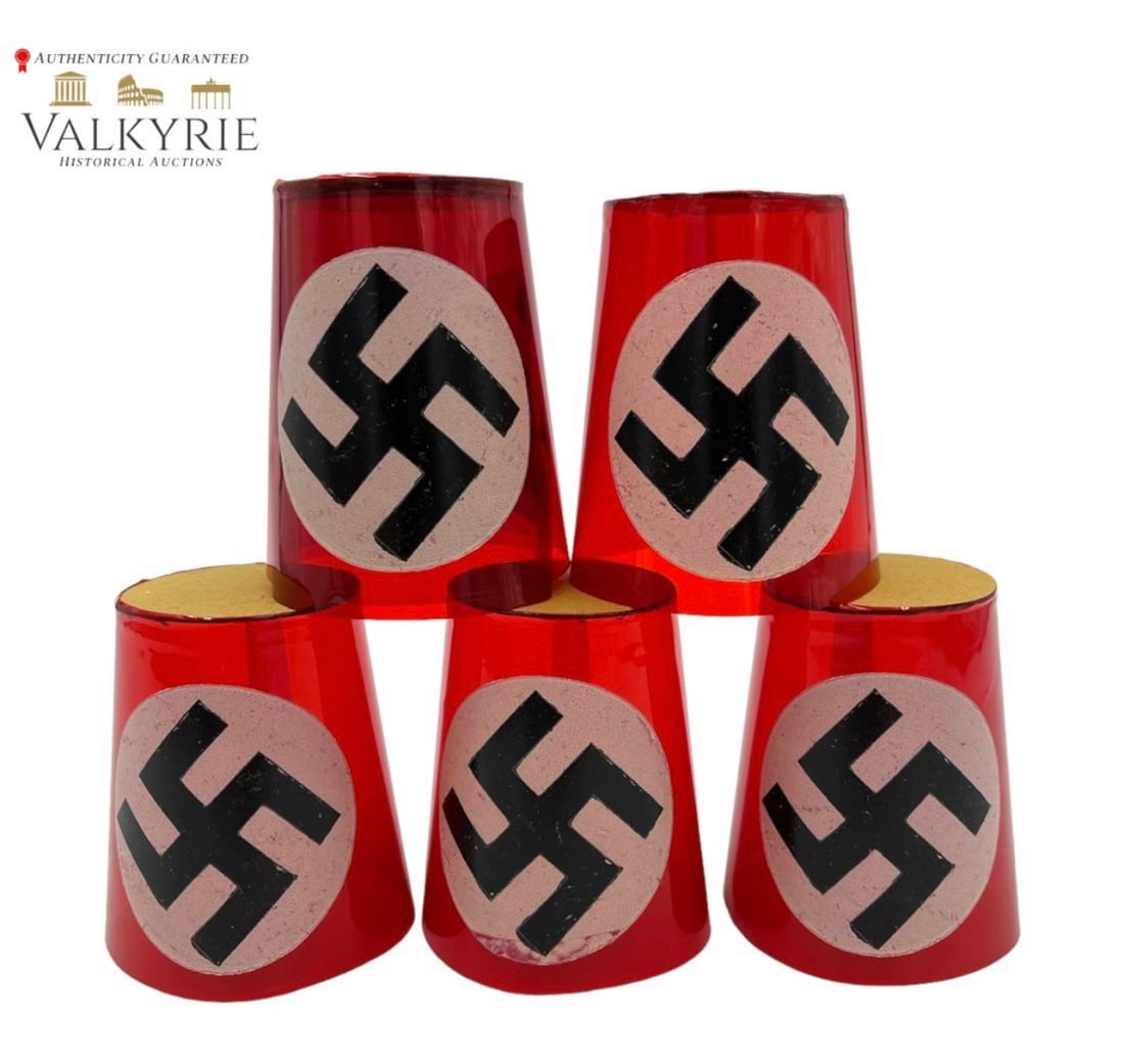 NSDAP Candle Cups - Set of 5: NSDAP Candle Cups - Set of 5