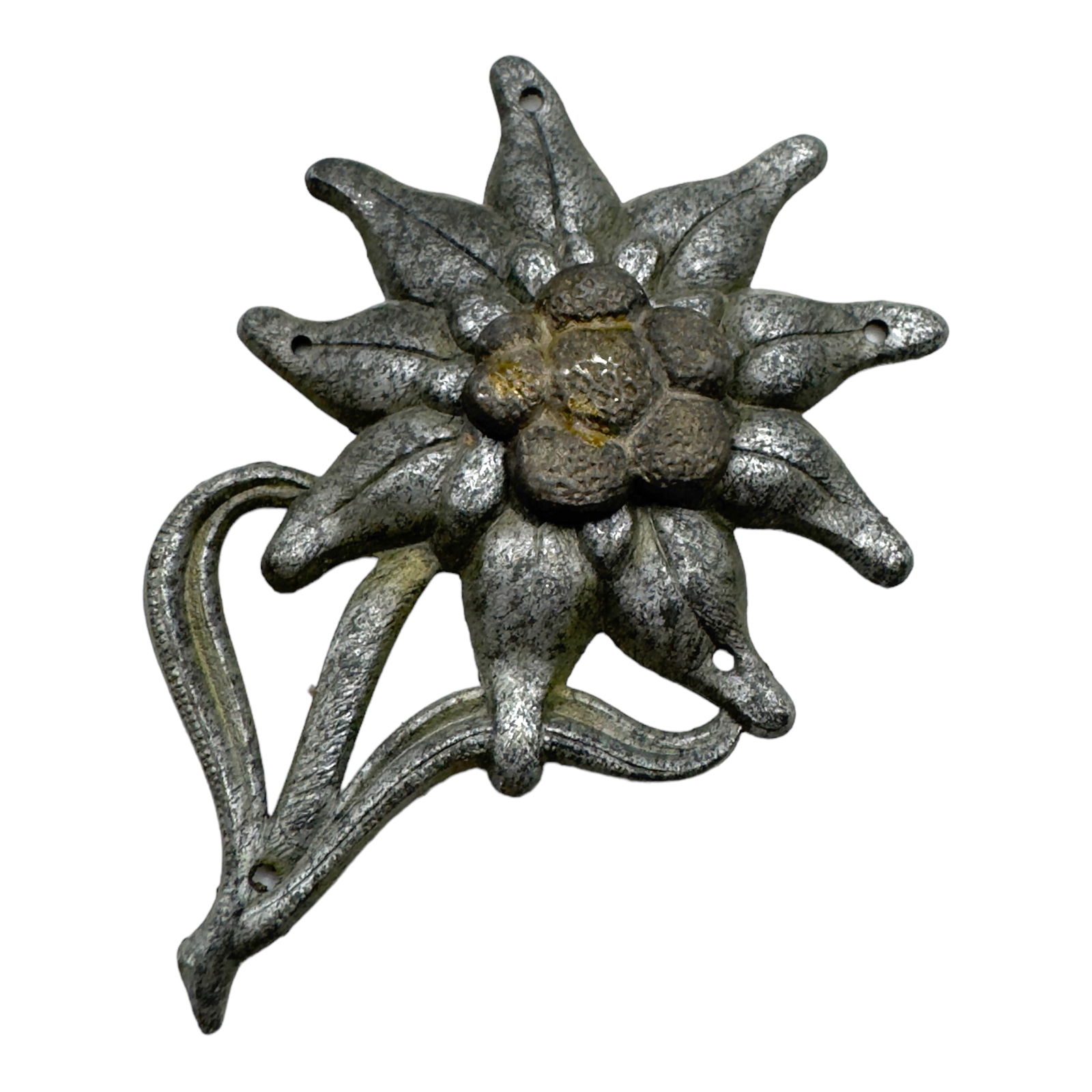German WWII Edelweiss Cap Insignia (1 of 2)