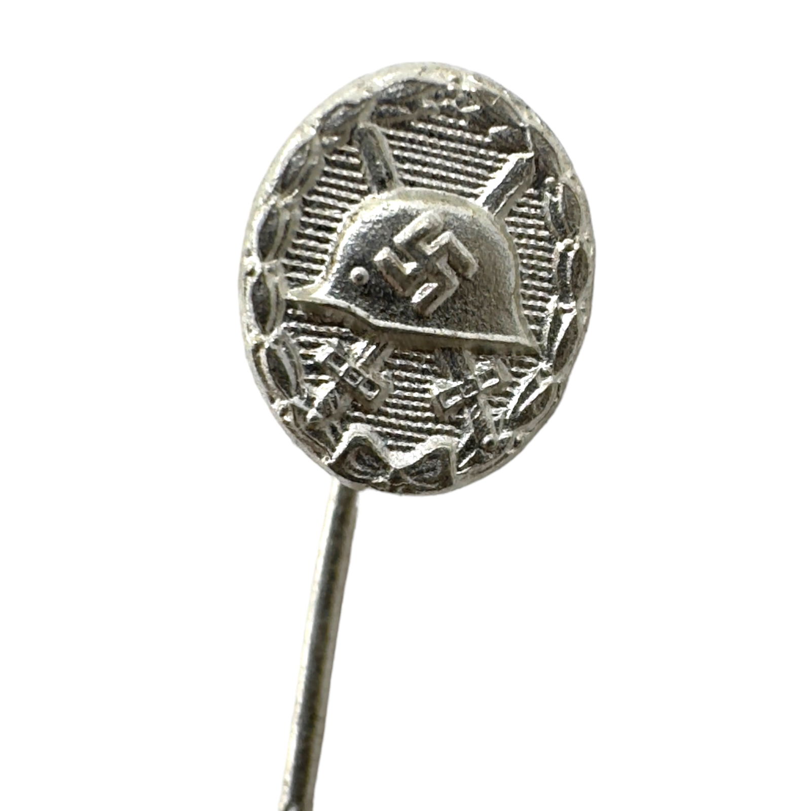 German WWII Wound Badge in Silver Stickpin (1 of 3)