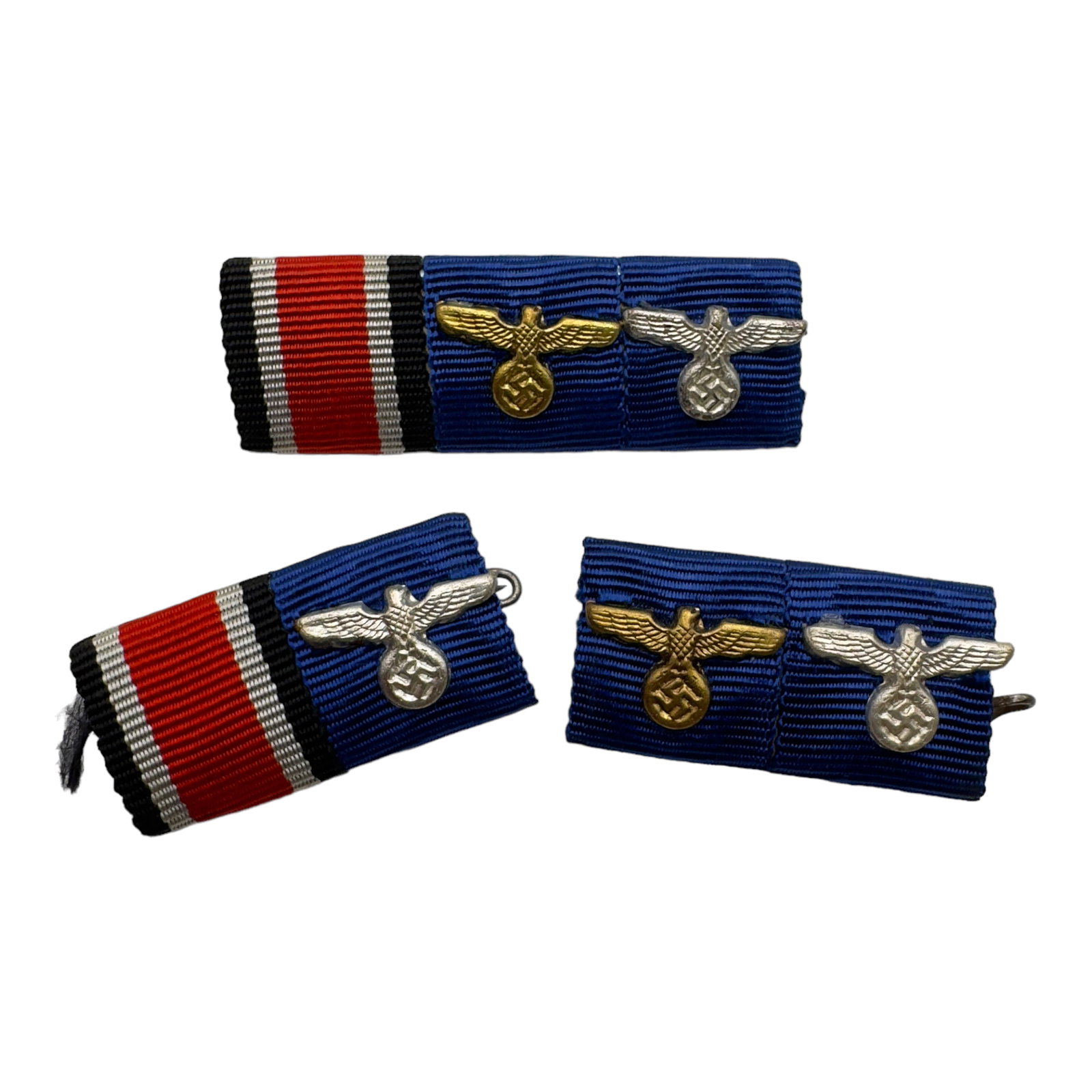 German WWII Ribbon Bar - Set of 3: German WWII Ribbon Bar - Set of 3