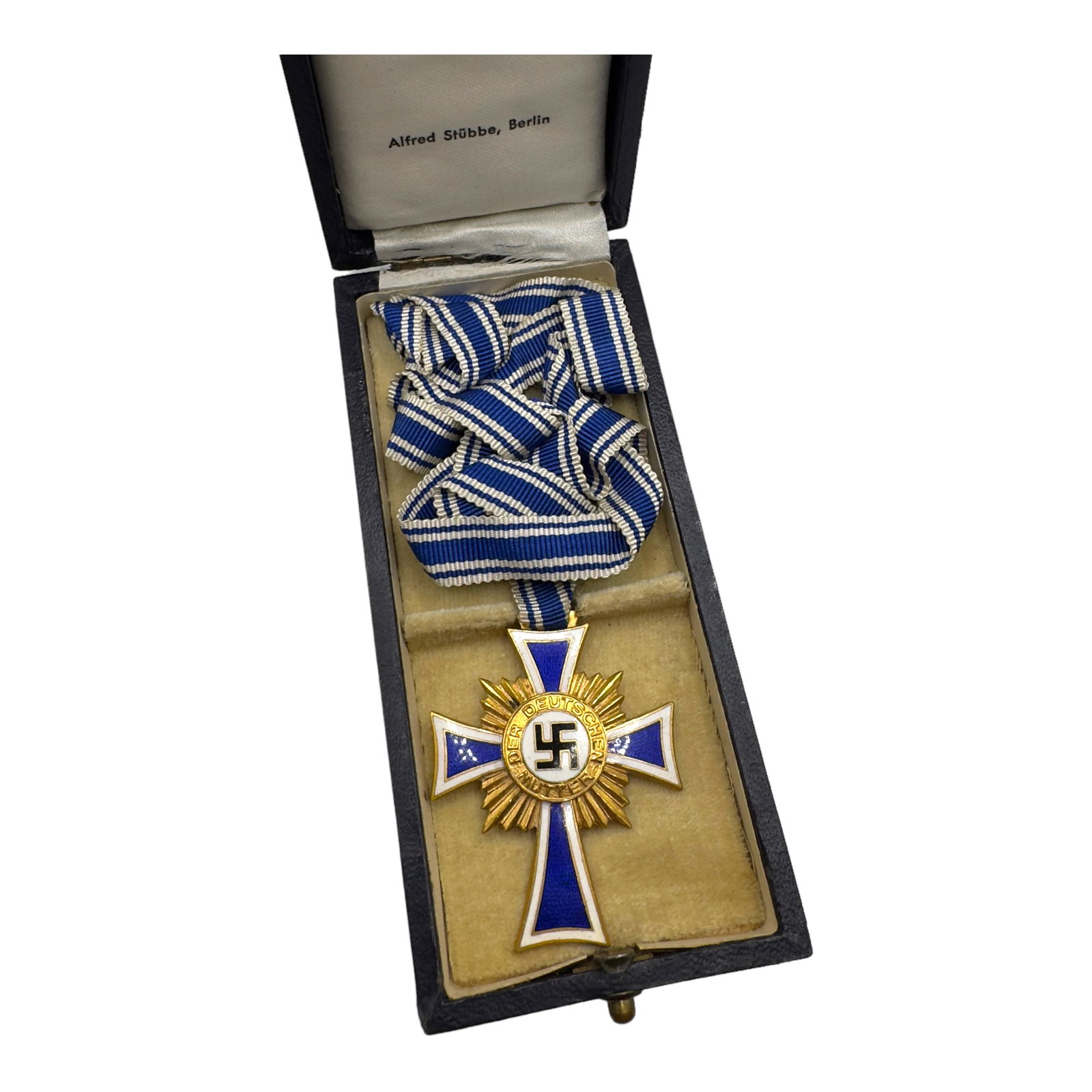 German WWII Mothers Cross in Gold with Box (1 of 2)