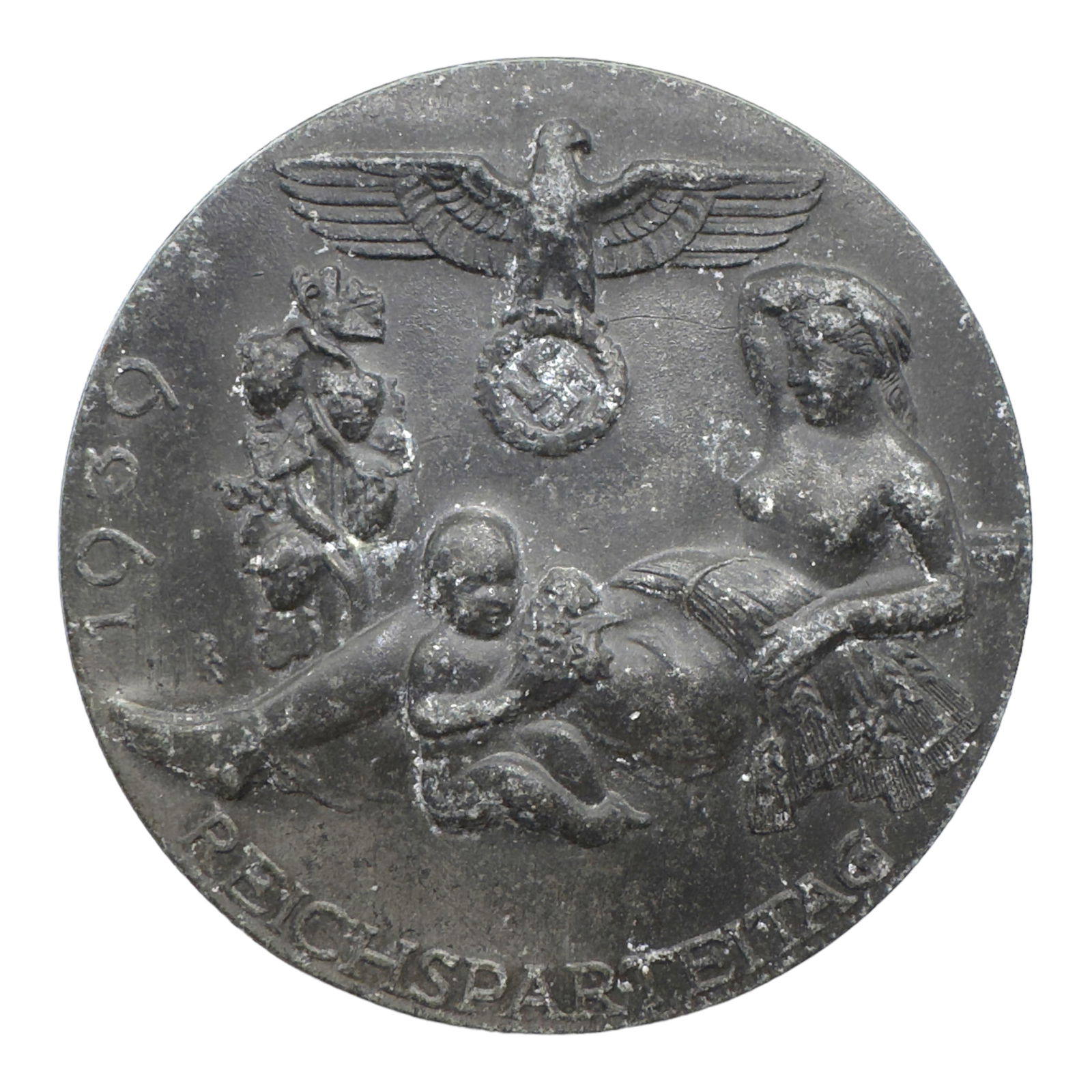 German WWII Reichsparteitag 1939 Tinnie Badge (1 of 2)