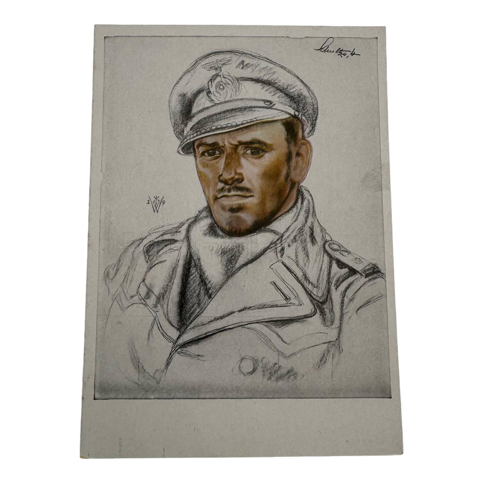 German Wwii Willrich Postcard Schultze Auction