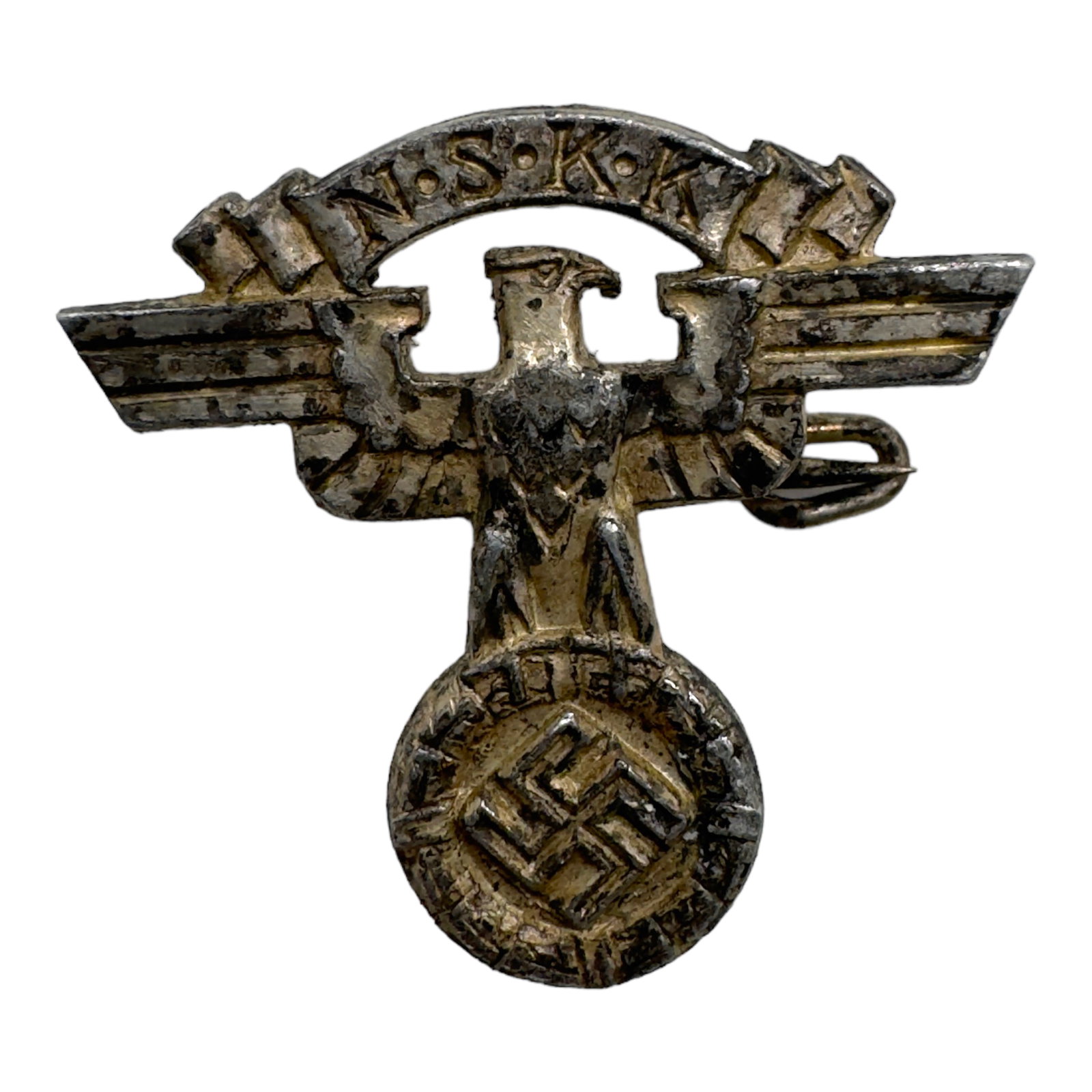 German WWII NSKK Pin Badge (1 of 2)