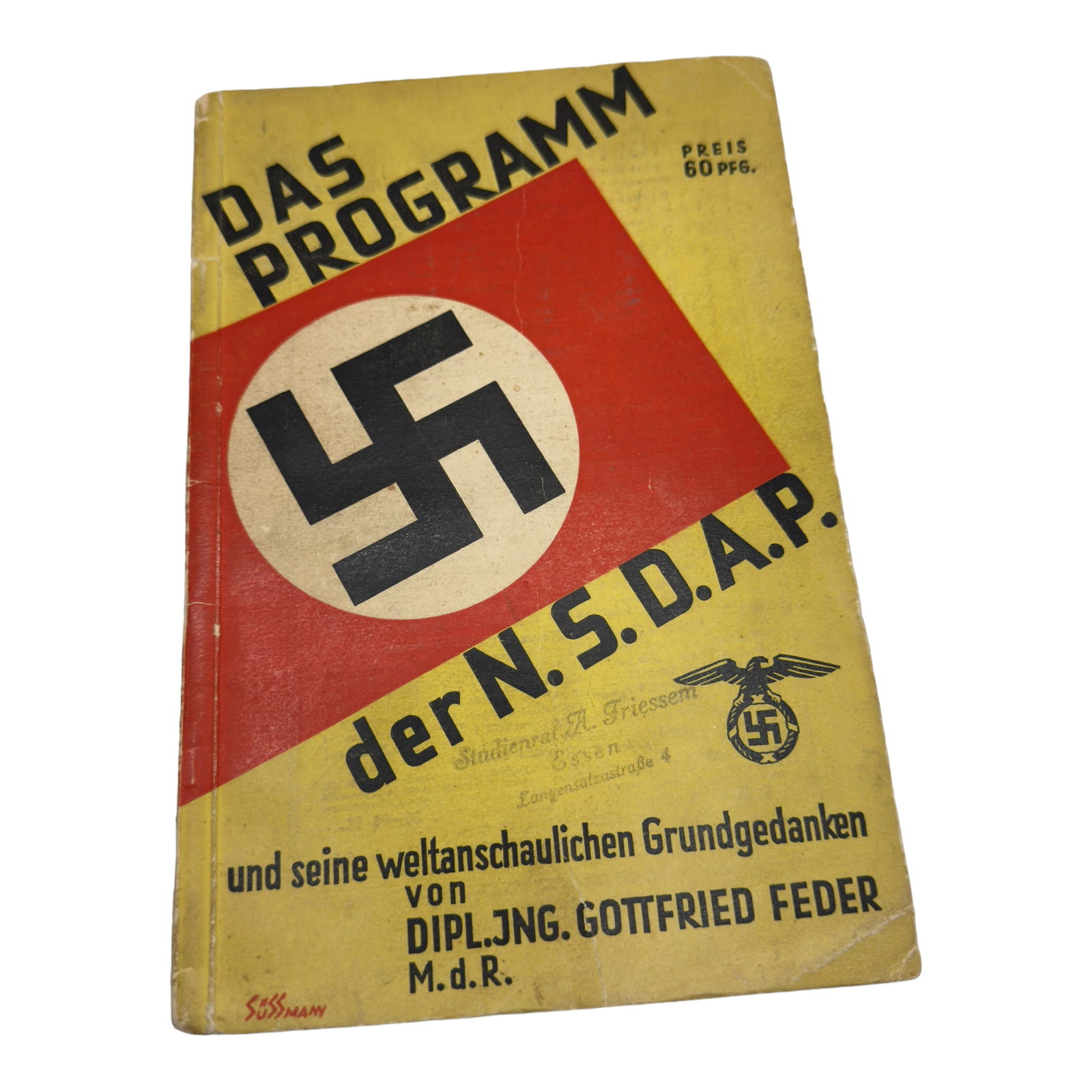 German "Das Programm der NSDAP" Book (1 of 2)