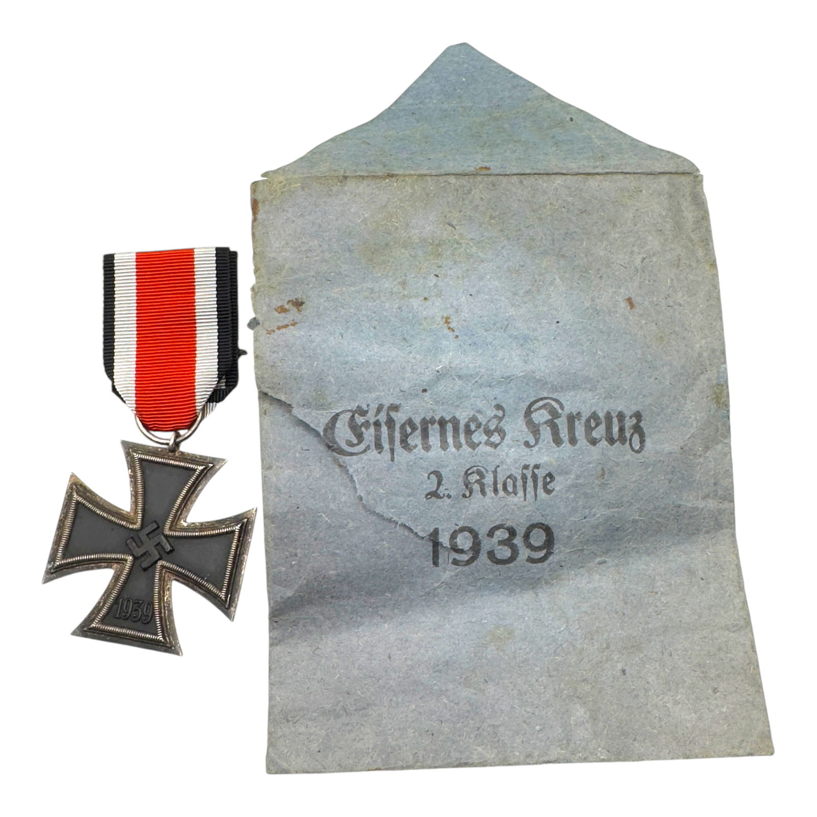 1939 Iron Cross 2nd Class EK2 with Envelope (1 of 2)