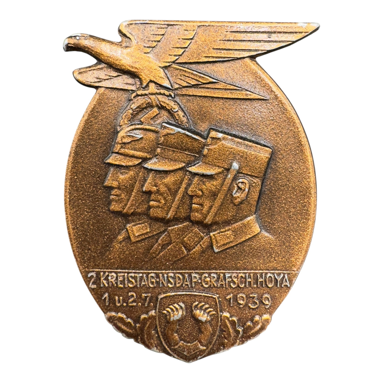 Third Reich NSDAP Kreistag 1939 Tinnie Badge: Third Reich NSDAP Kreistag 1939 Tinnie Badge