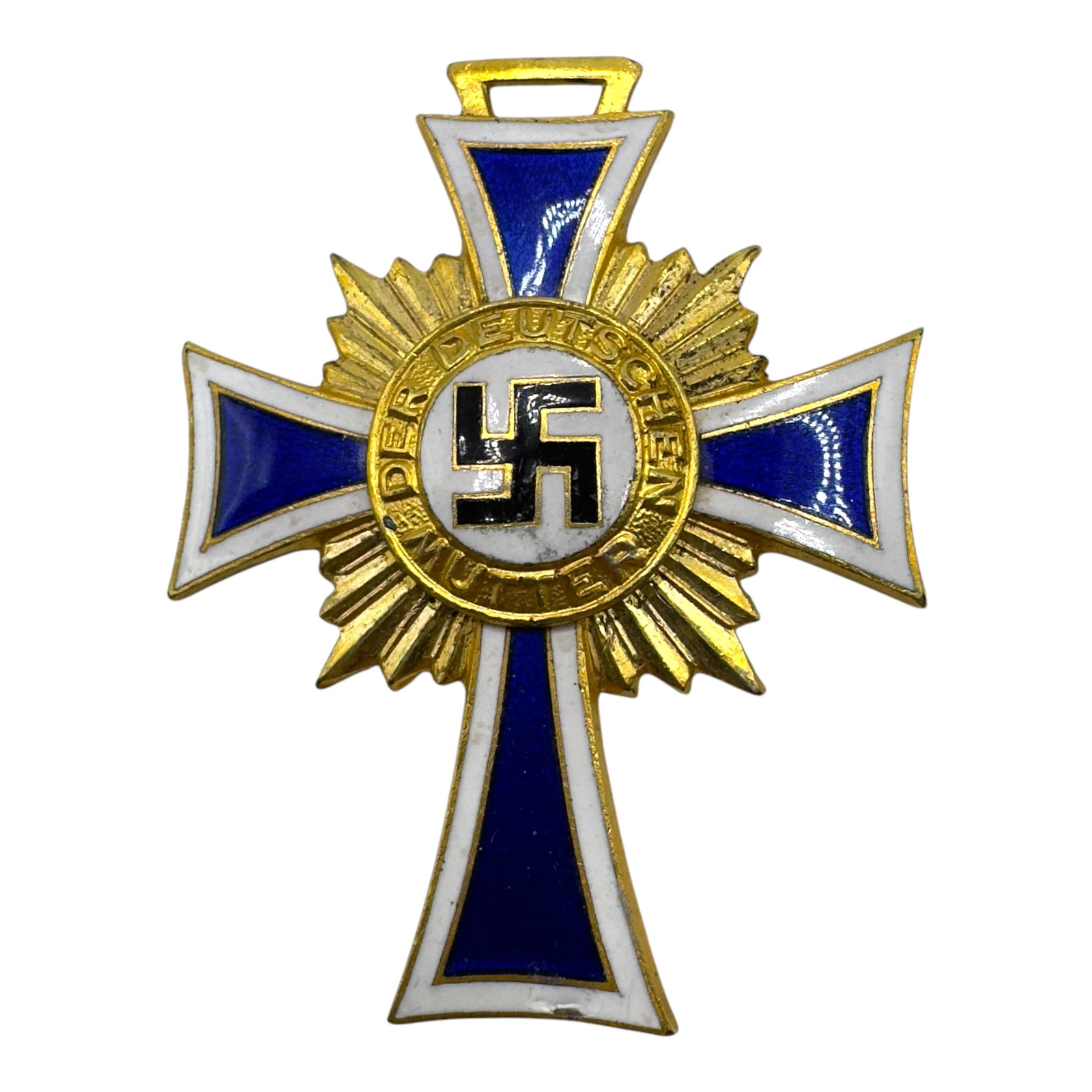 Third Reich Mothers Cross in Gold: Third Reich Mothers Cross in Gold
