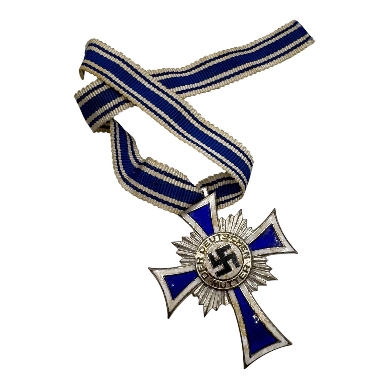 German WWII Mothers Cross in Silver: German WWII Mothers Cross in Silver