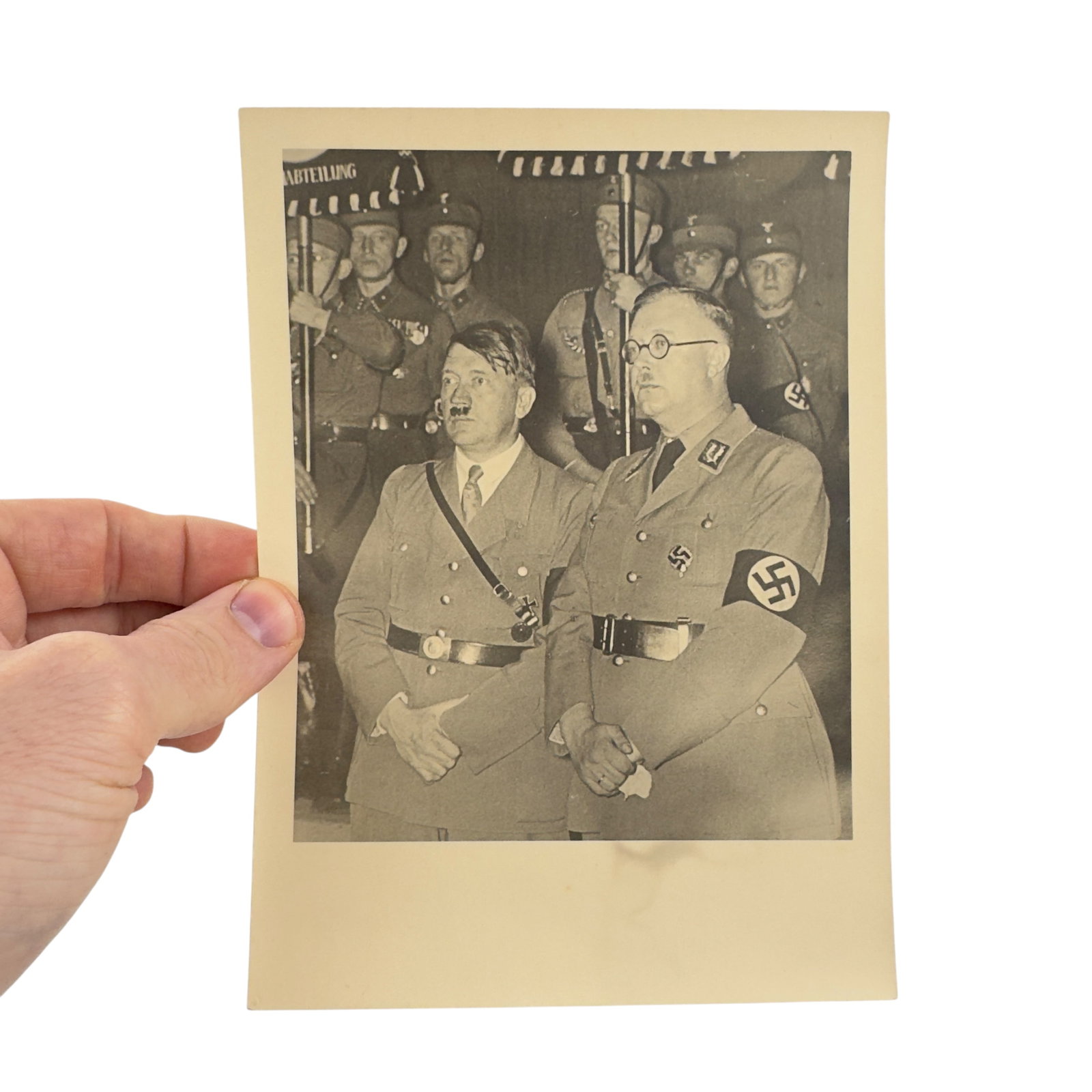 Third Reich Original Press Photo from German Archive: Third Reich Original Press Photo from German Archive. Hitler and the Gauleiter of Schleswig - Holstein Mintich Lohse.