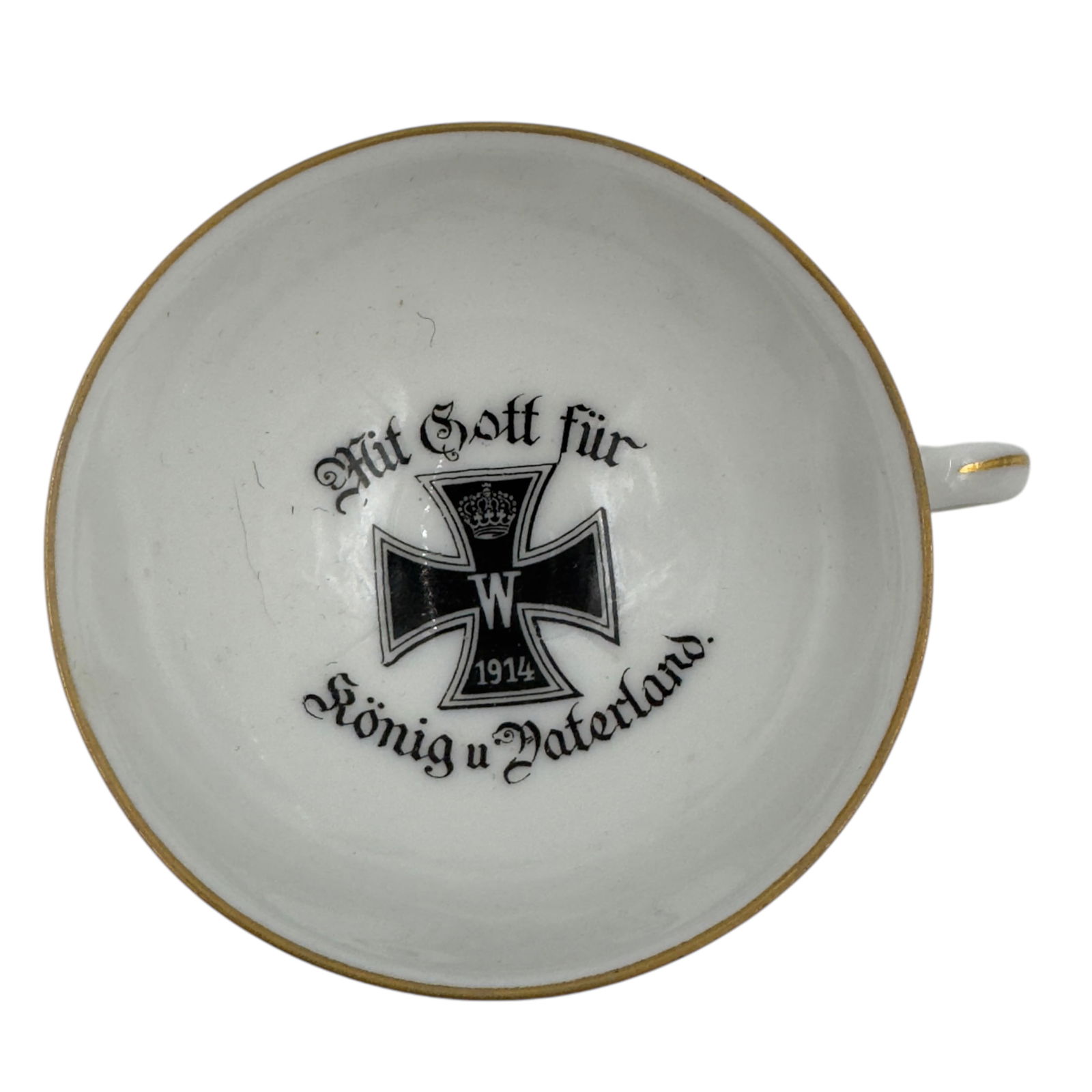 Imperial Iron Cross Porcelain Cup: Imperial Iron Cross Porcelain Cup