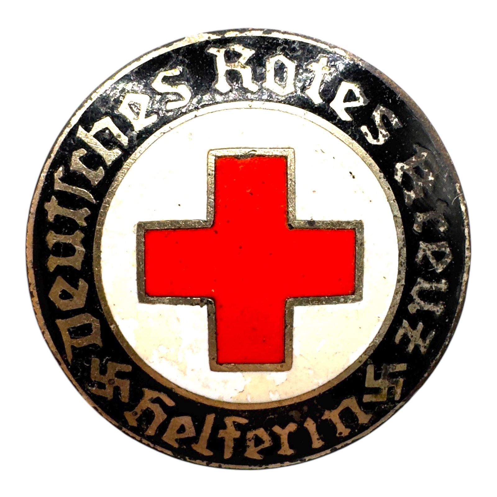 German WWII Deutsches Rotes Kreuz Red Cross Badge (1 of 2)