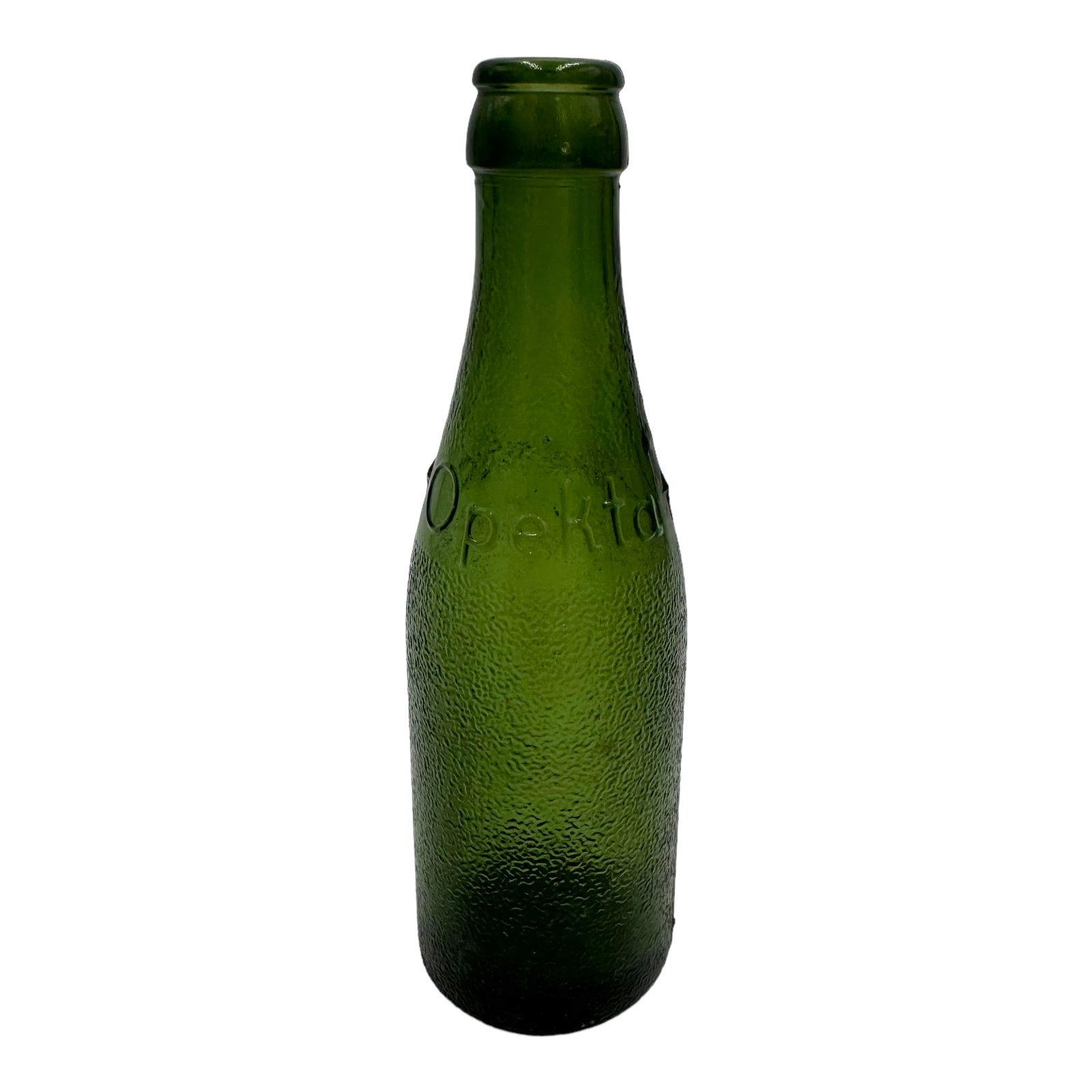 Opekta Glass Bottle from WWII - Otto Frank Company: Opekta Glass Bottle from WWII - Otto Frank Company, the father of Anne Frank. These bottles were dug up in Germany in the 1990's at a former Wehrmacht dump site.Opekta, also known as Gies & Co., was a