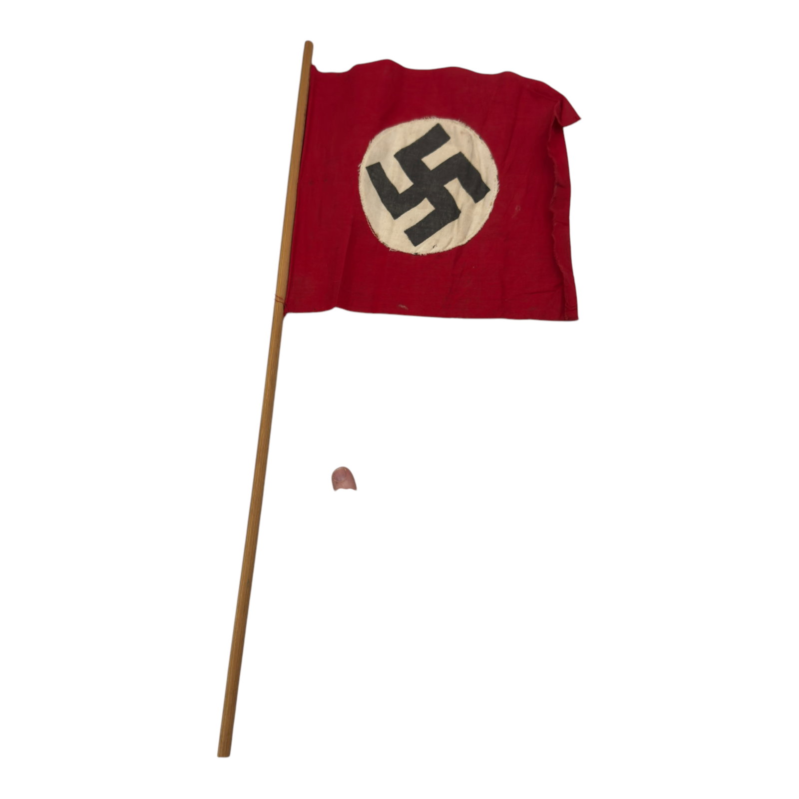 Third Reich Nazi Flag on Stick: Third Reich Nazi Flag on Stick