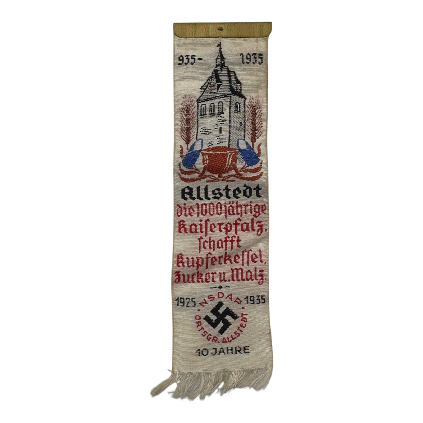 Third Reich Nazi 1935 Allstedt NSDAP 1000 Year Anniversary of Imperial Palace: Third Reich Nazi 1935 Allstedt NSDAP 1000 Year Anniversary of Imperial Palace