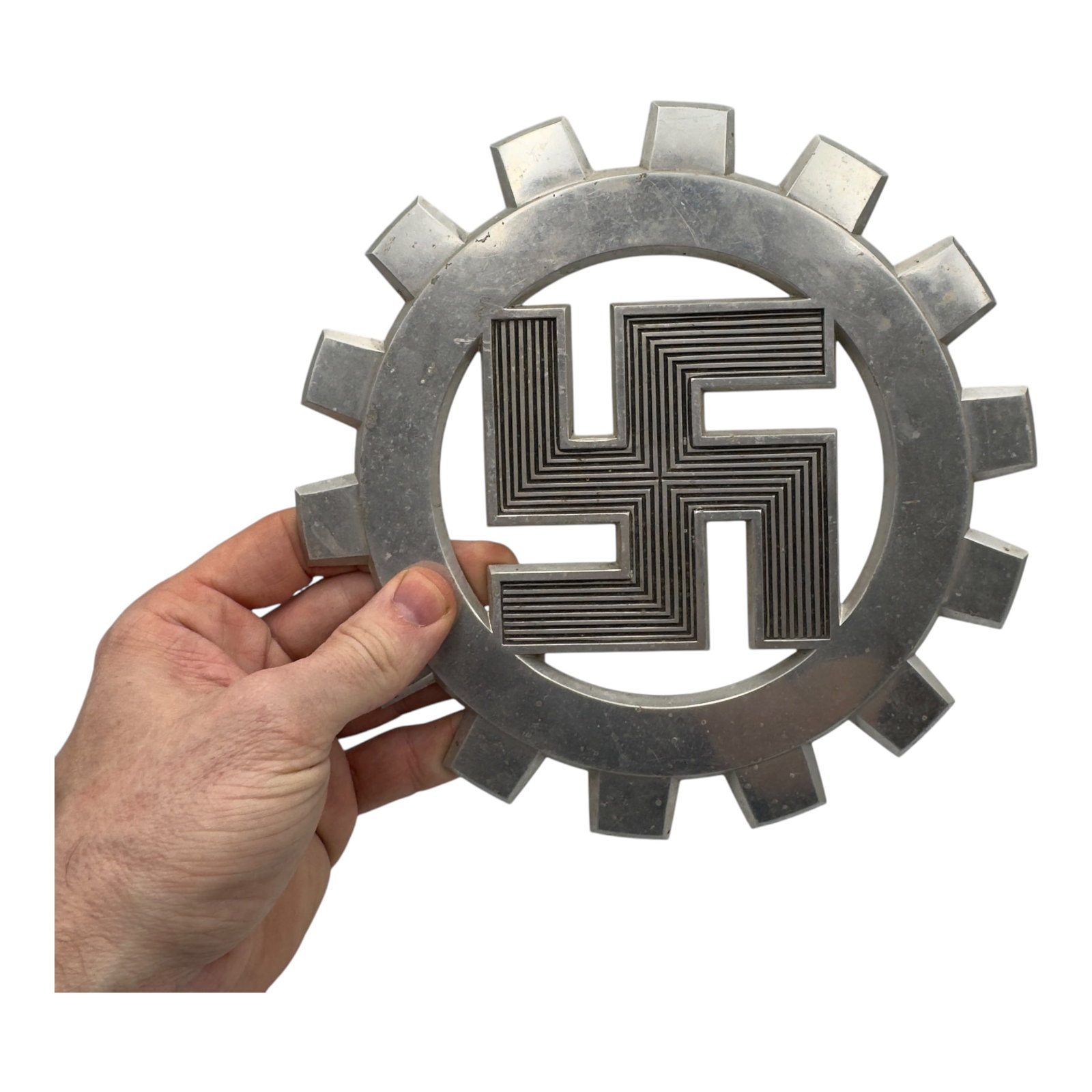 Third Reich DAF Swastika Wall Ornamnet: Third Reich DAF Swastika Wall Ornamnet