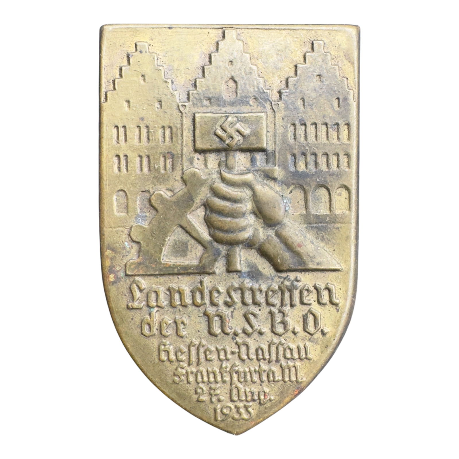 German WWII NSBO 1933 Tinnie Badge (1 of 2)