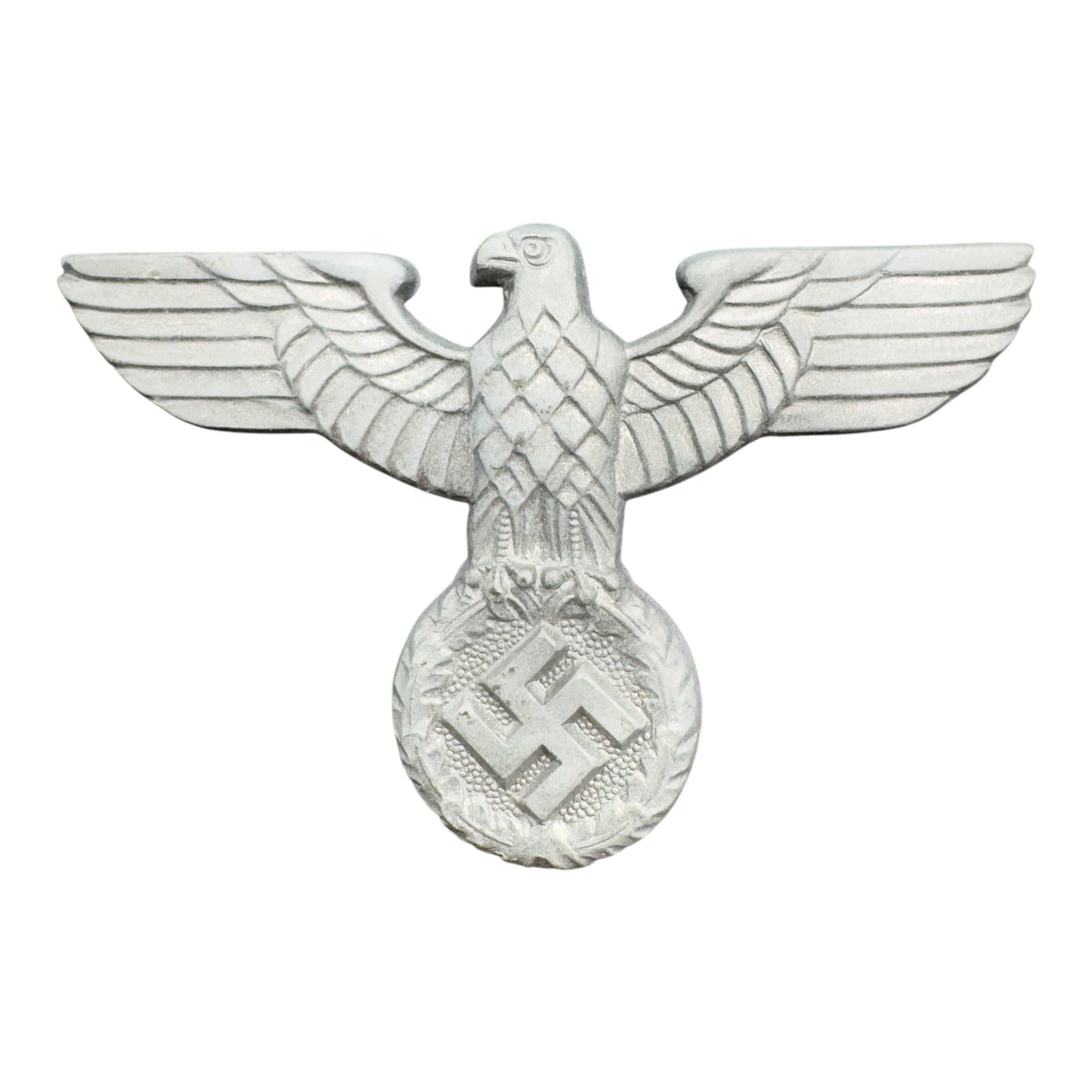 Third Reich Nazi Heer Cap Visor Insignia Eagle: Third Reich Nazi Heer Cap Visor Insignia Eagle
