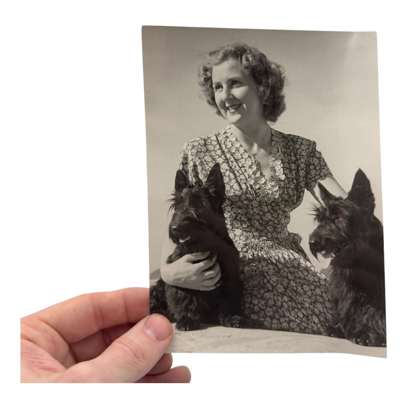 Eva Braun Photograph: Eva Braun Photograph, probably printed sometime shortly after the war, but unsure.