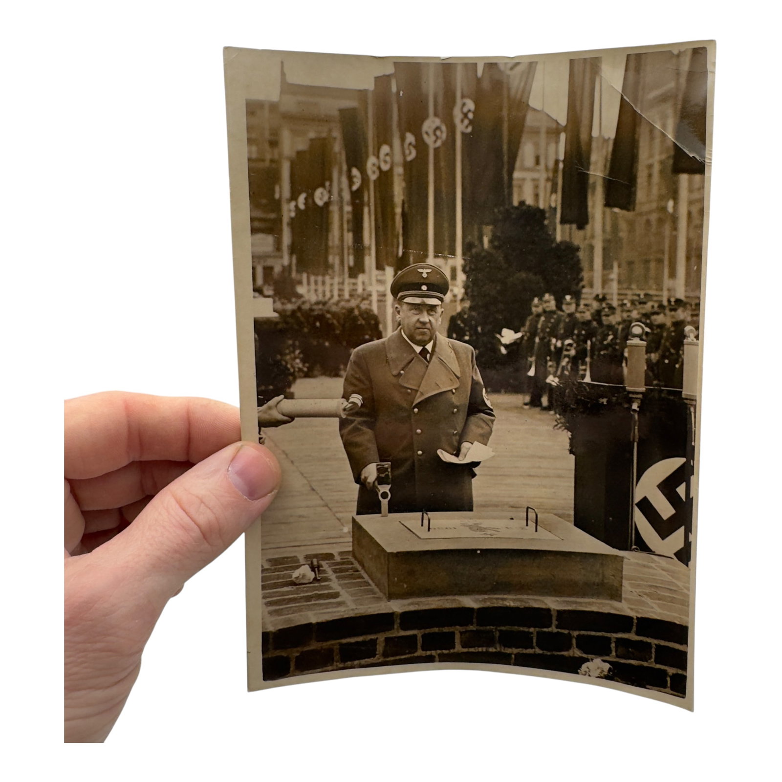 Walther Funk Press Photograph: Walther Funk Photograph. Funk was a German economist and Nazi official who served as Reich Minister for Economic Affairs (1938–1945) and president of Reichsbank
