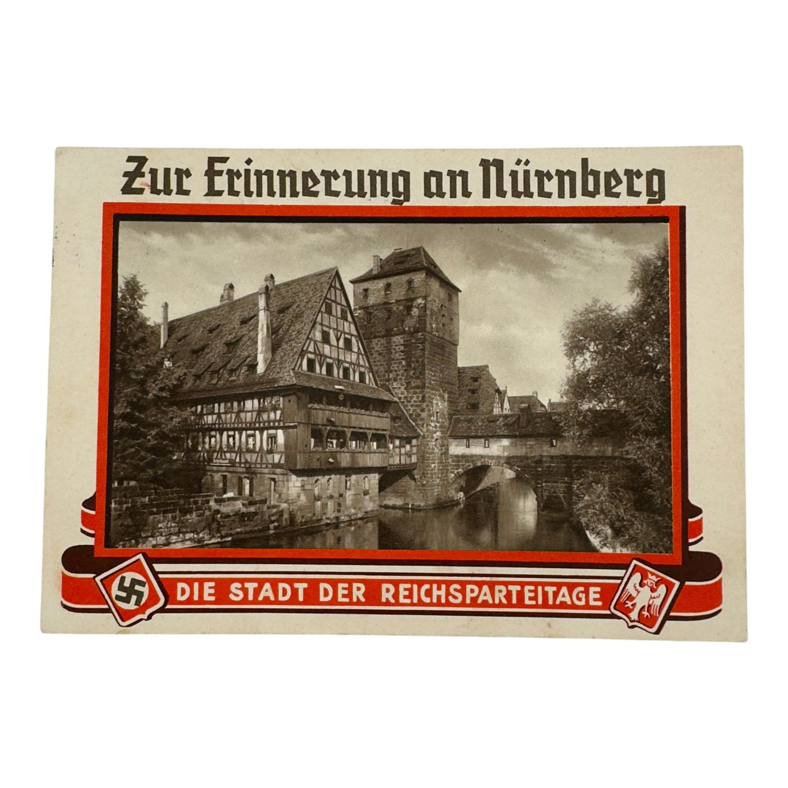 Reichsparteitag 1943 Color Postcard: Reichsparteitag 1943 Color Postcard - An ultra rare colored postcard, ULTRA RARE