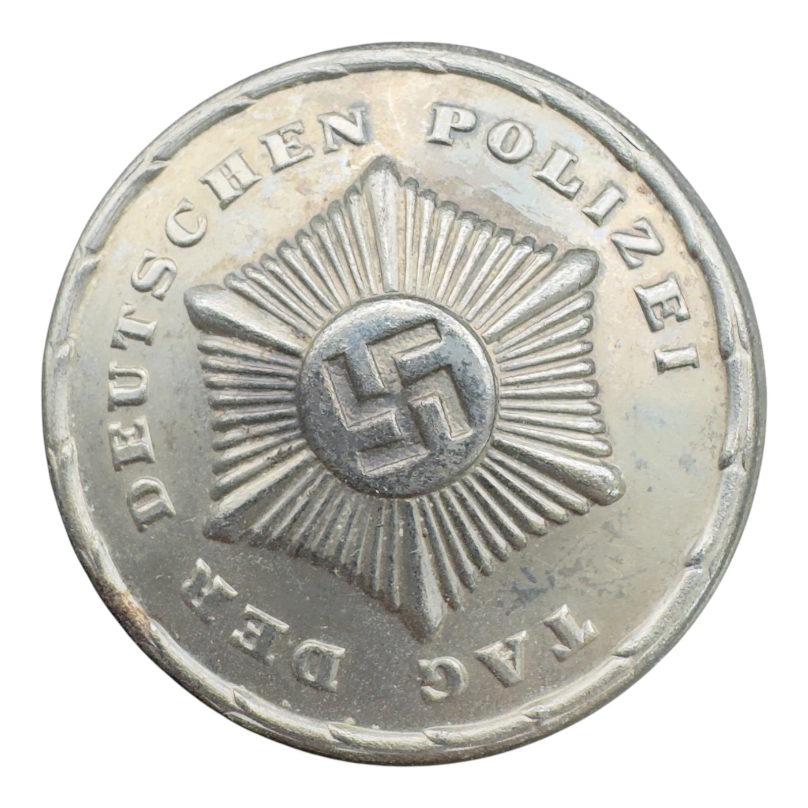Third Reich Nazi Deutschen Polizei Badge: Third Reich Nazi Deutschen Polizei Badge