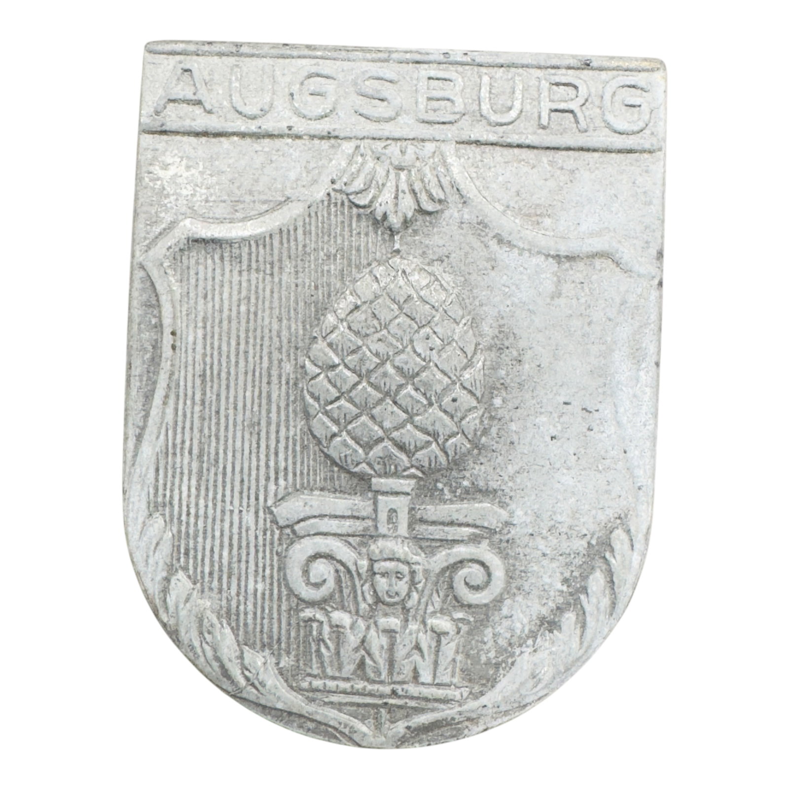 Third Reich Nazi Augsburg Tinnie Badge: Third Reich Nazi Augsburg Tinnie Badge