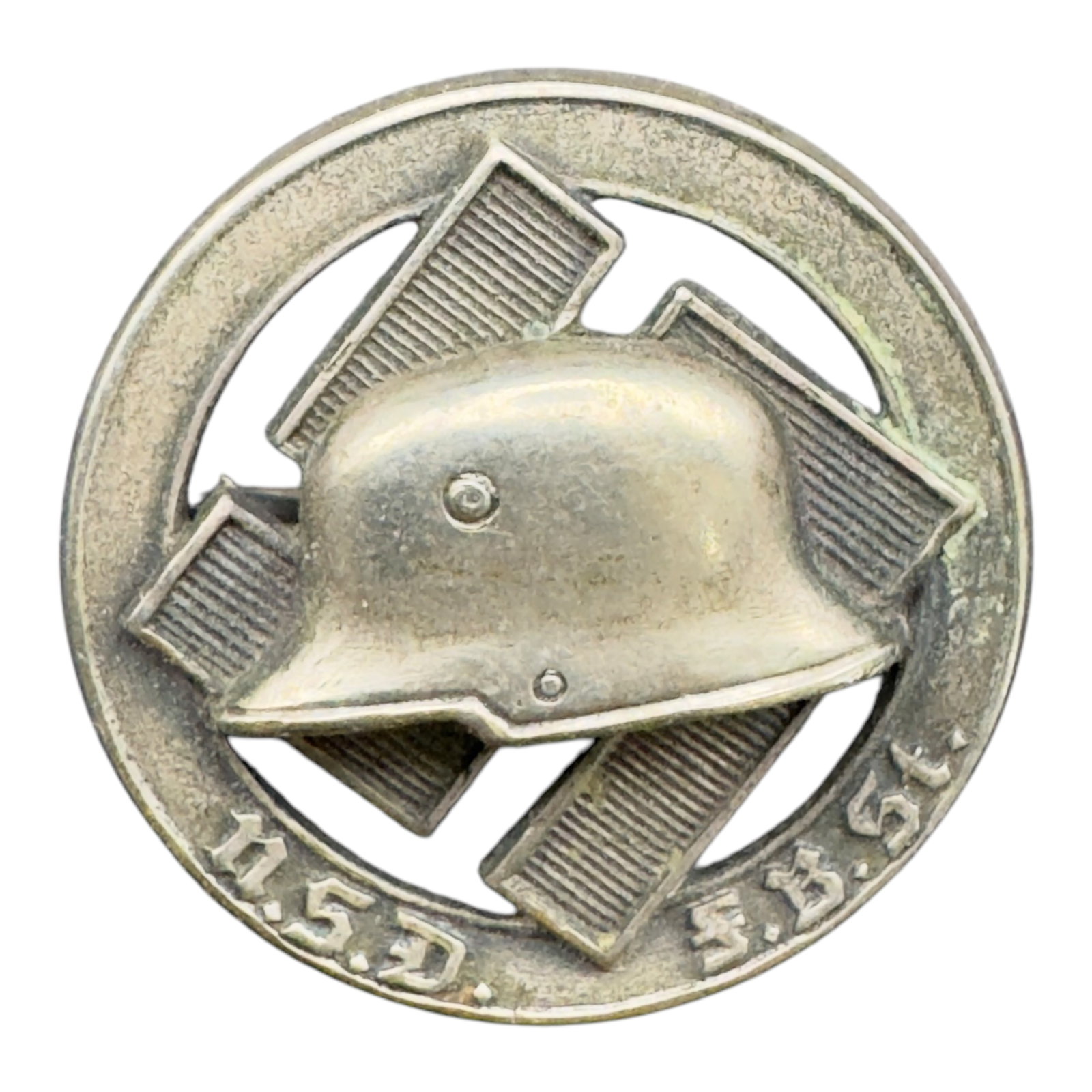 Third Reich Stahlhelm Badge Pin: Third Reich Stahlhelm Badge Pin