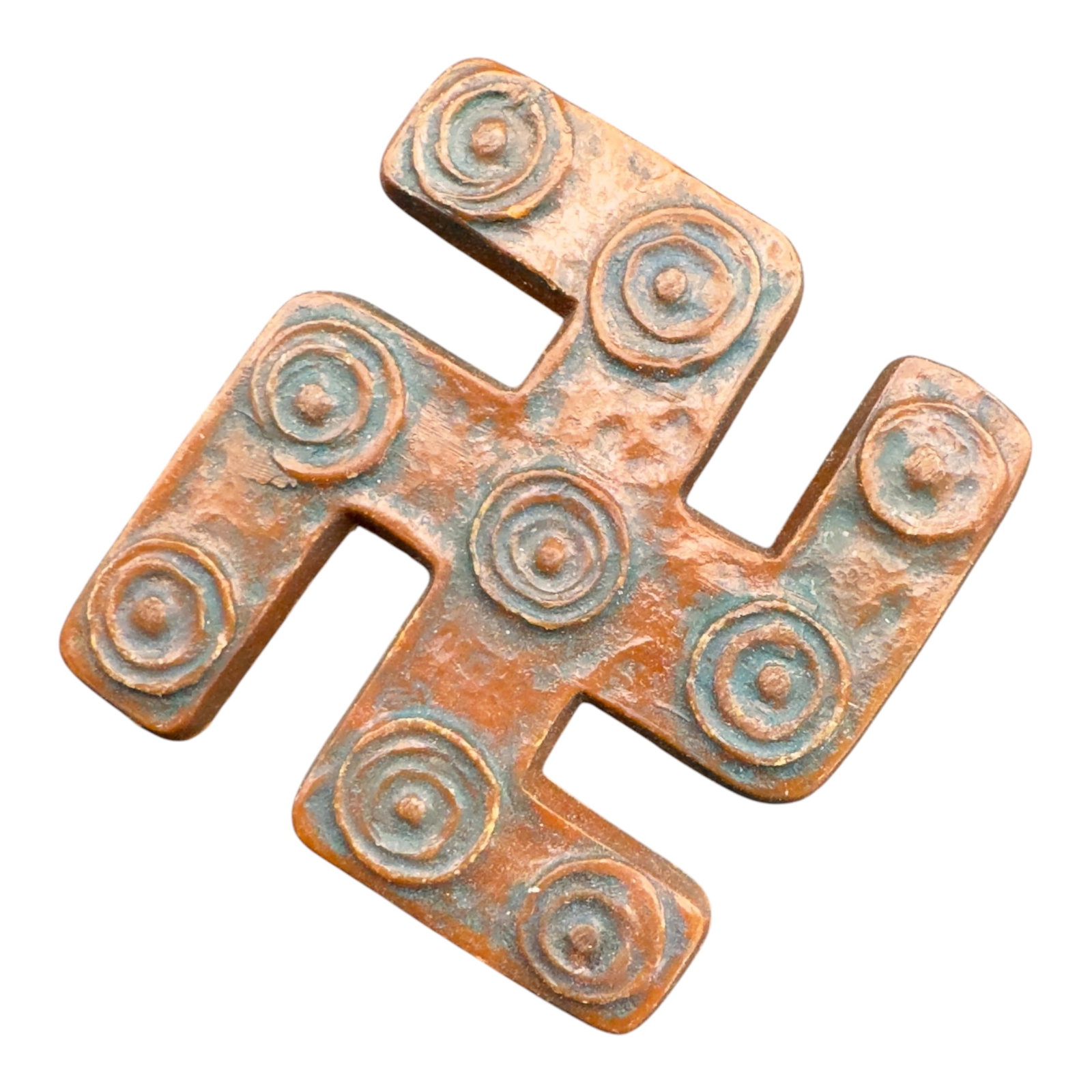 German WWII Nazi Swastika Tinnie Badge: German WWII Nazi Swastika Tinnie Badge