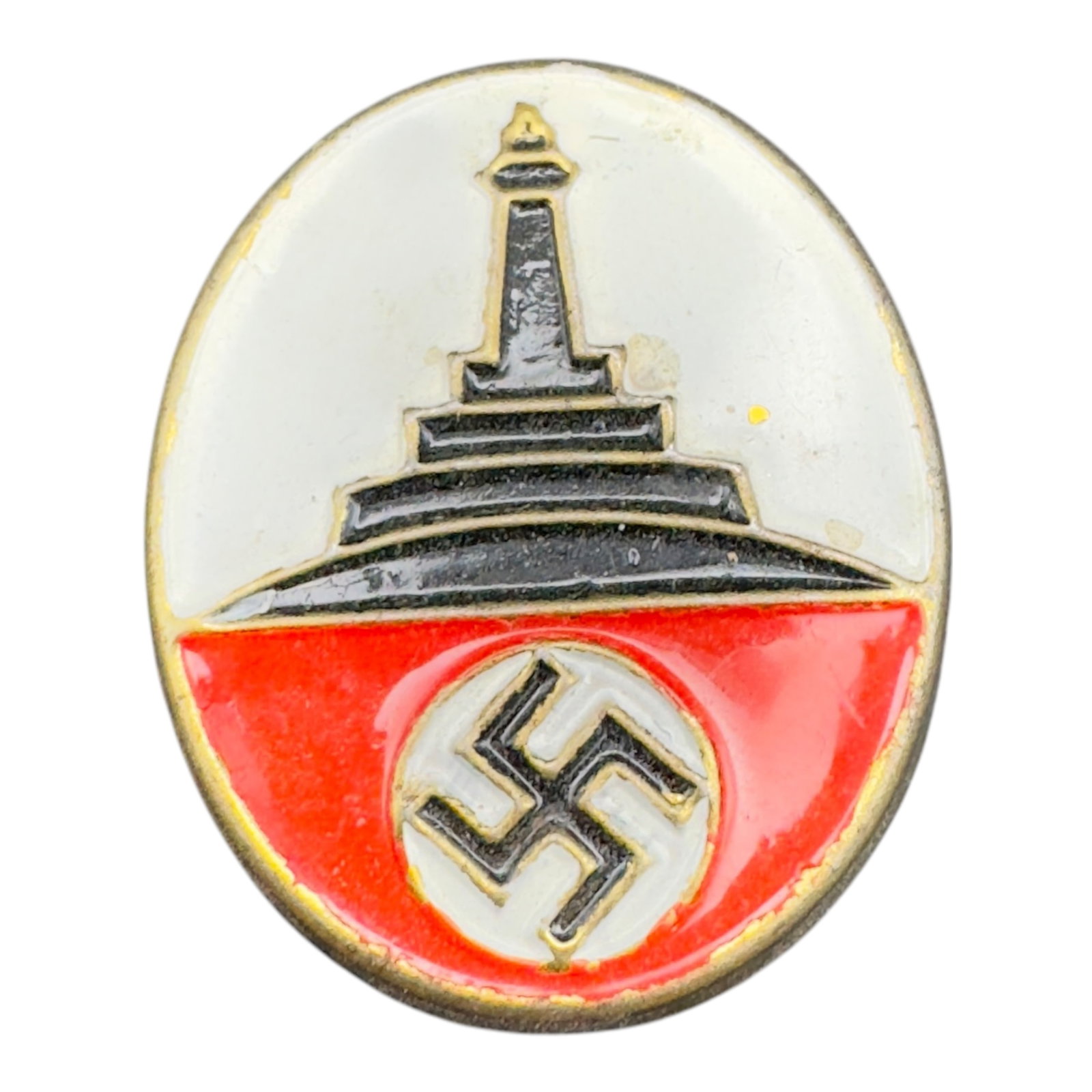 German WWII Veterans Association Visor Cap Insignia (1 of 2)