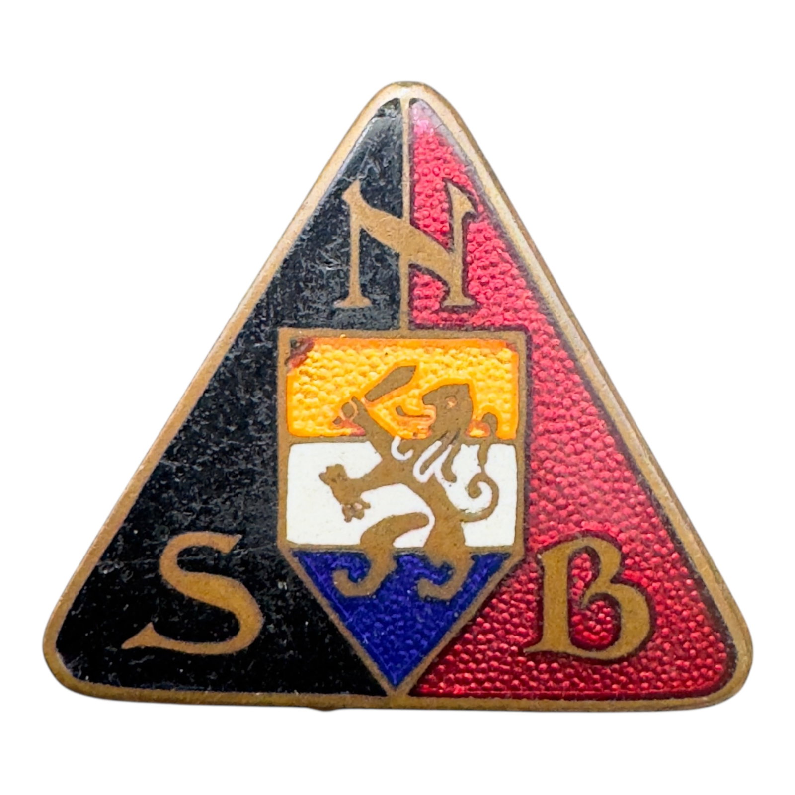 Third Reich NSB Buttonhole Pin Badge: Third Reich NSB Buttonhole Pin Badge
