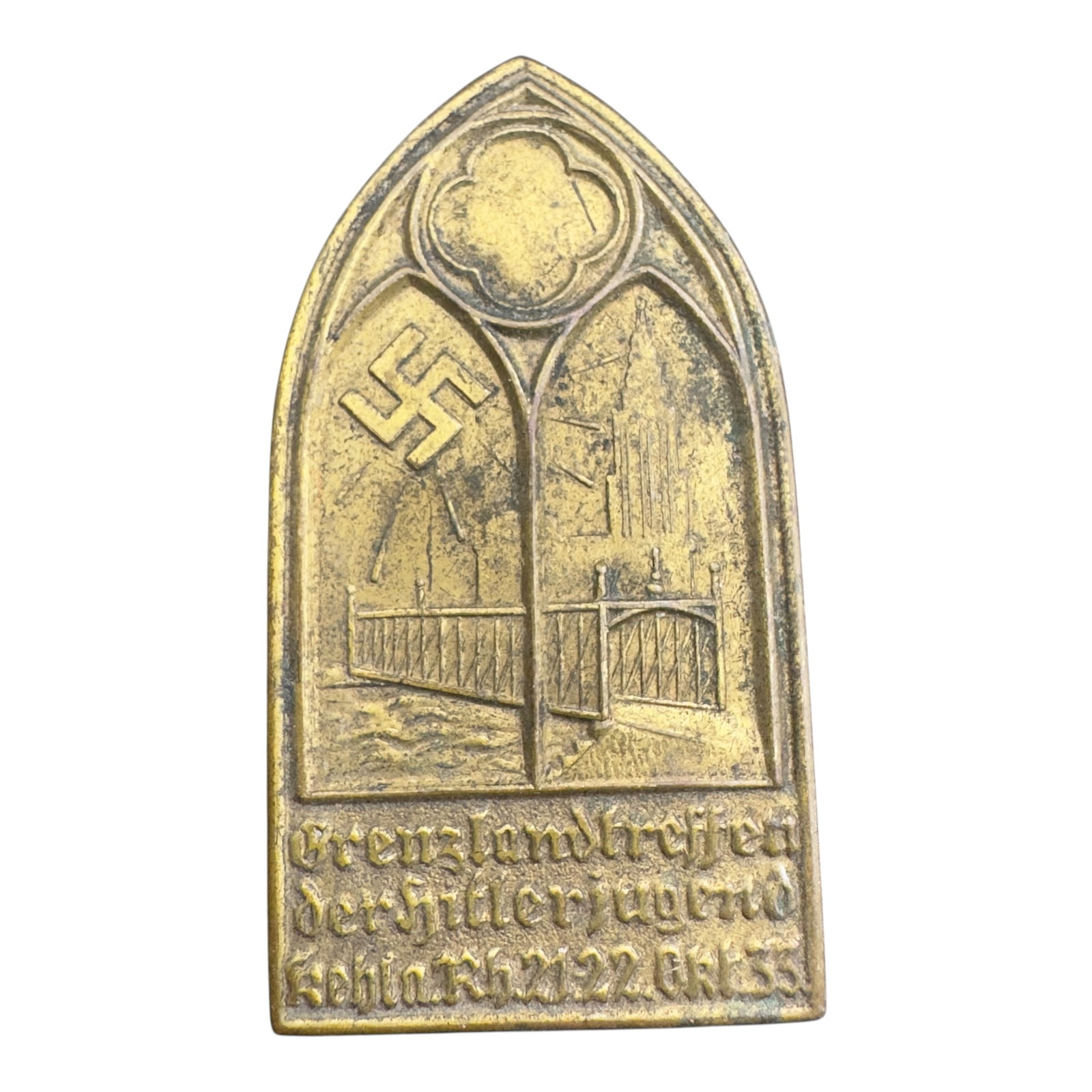 Third Reich Nazi 1933 Tinnie Badge: Third Reich Nazi 1933 Tinnie Badge