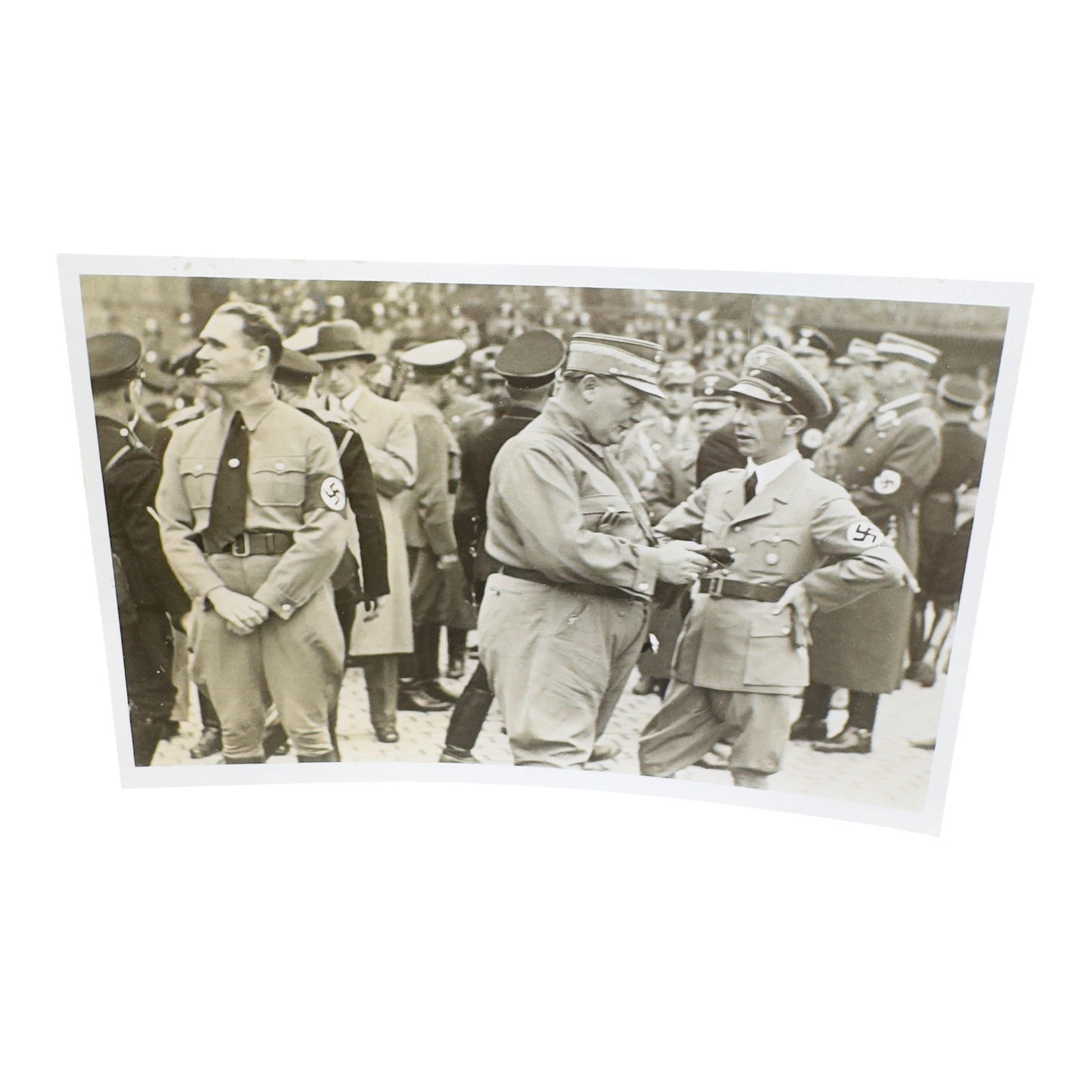 Rudolf Hess Hermann Goering Joseph Goebbels Postcard (1 of 2)