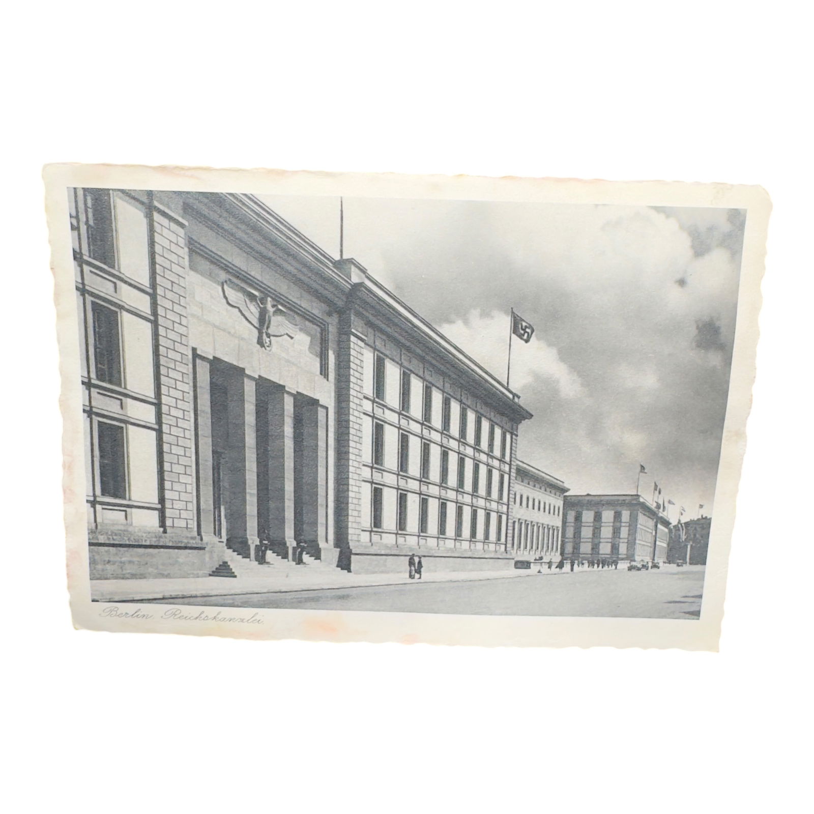 Third Reich Berlin Reich Chancellery Postcard: Third Reich Berlin Reich Chancellery Postcard