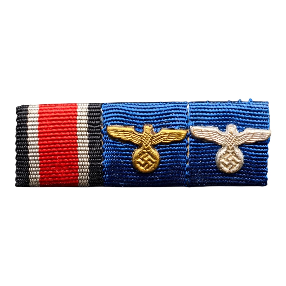 Third Reich Nazi 3 Place Ribbon Bar: Third Reich Nazi 3 Place Ribbon Bar