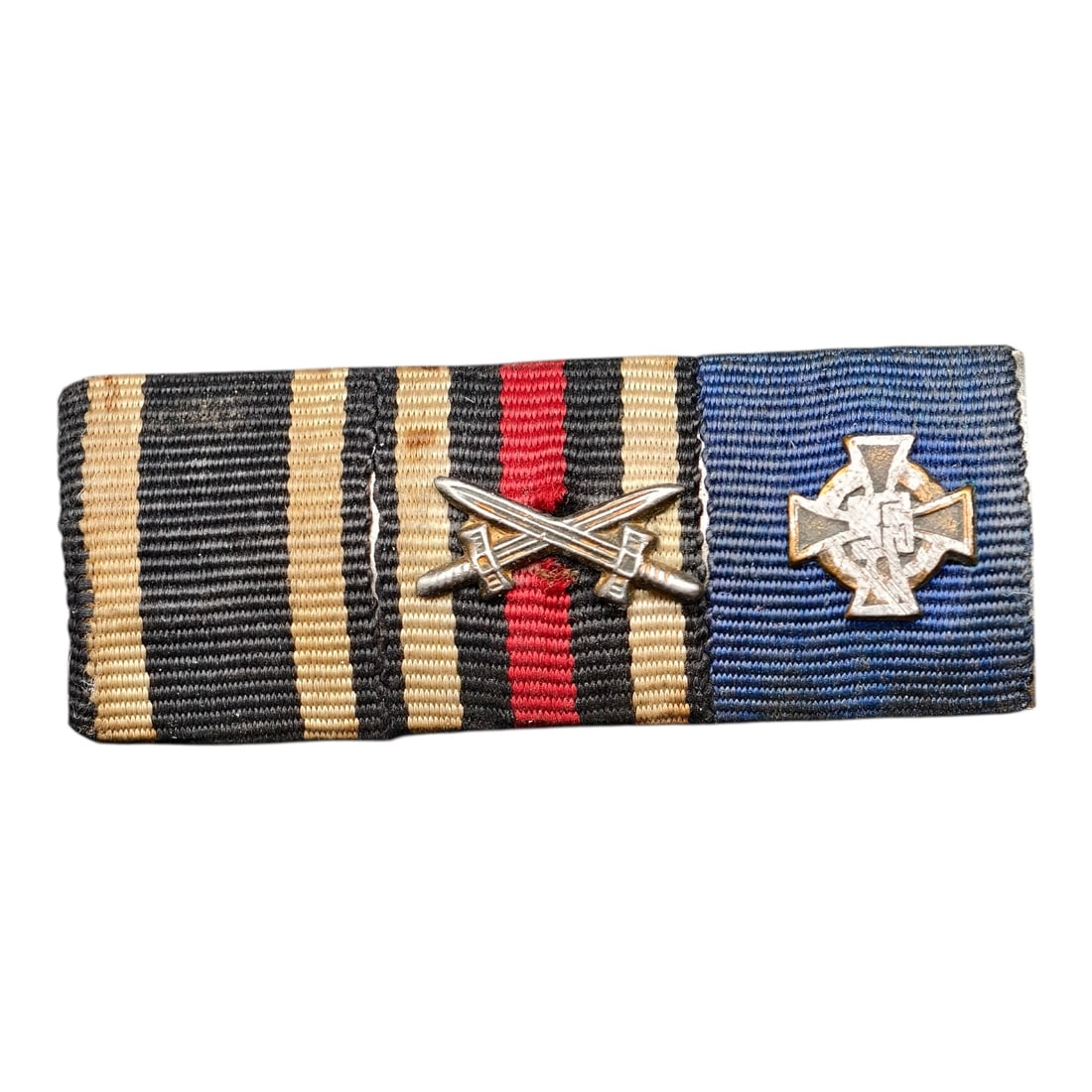 Third Reich Nazi 3 Place Ribbon Bar: Third Reich Nazi 3 Place Ribbon Bar