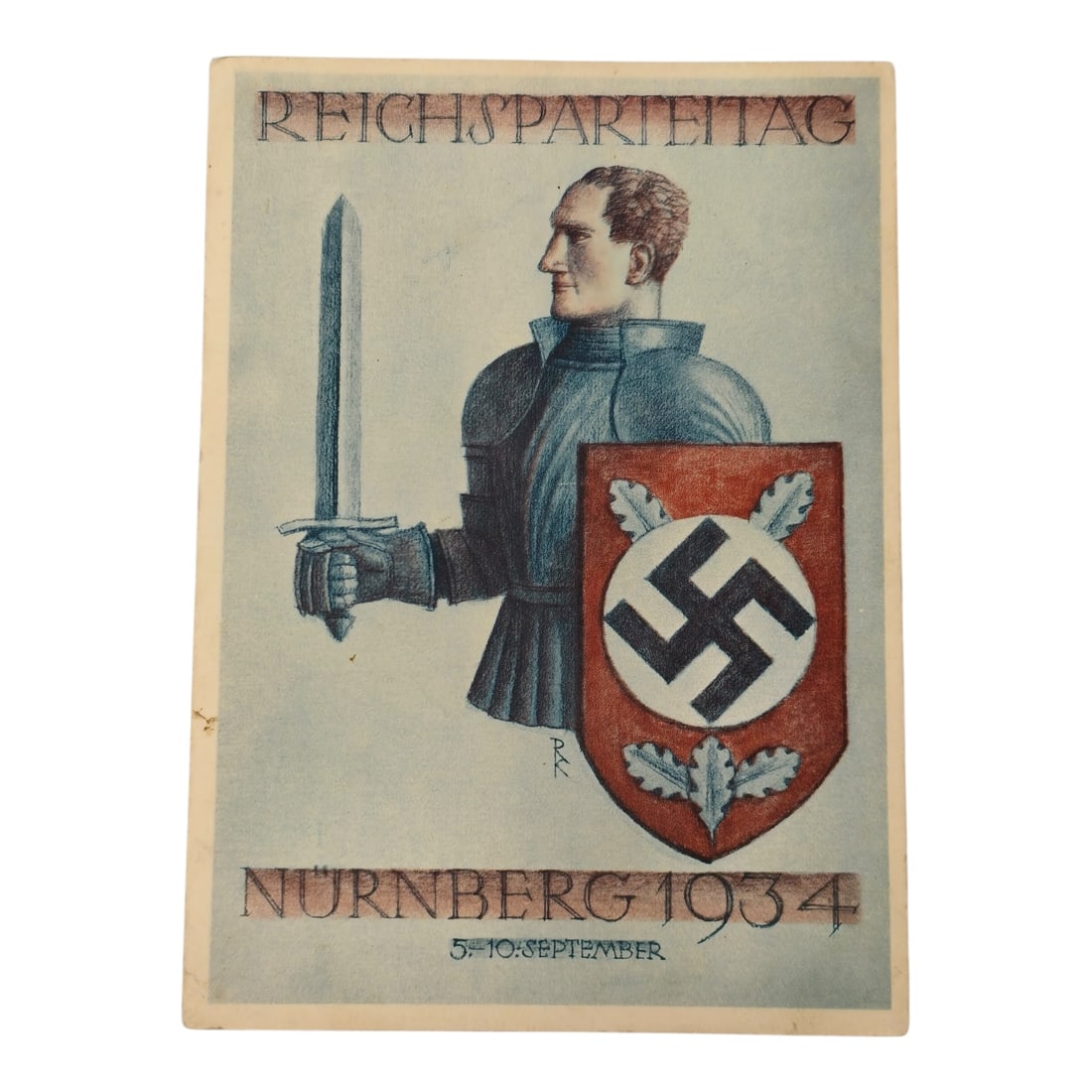 Third Reich Nazi Reichsparteitag Postcard: Third Reich Nazi Reichsparteitag Postcard
