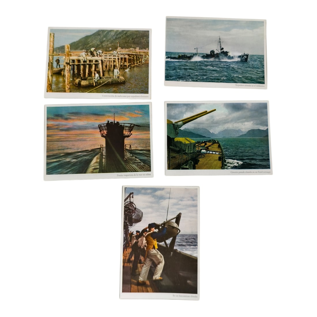 Third Reich Nazi Propaganda Postcards - Spanish Printed: Third Reich Nazi Propaganda Postcards - Spanish Printed