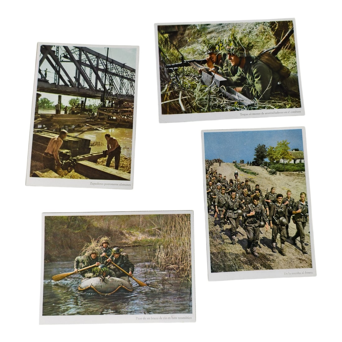 Third Reich Nazi Propaganda Postcards - Spanish Printed: Third Reich Nazi Propaganda Postcards - Spanish Printed