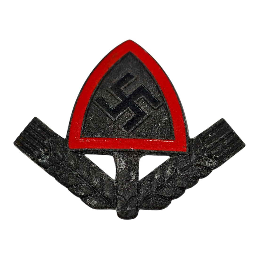 Third Reich Nazi RAD Cap Insignia: Third Reich Nazi RAD Cap Insignia