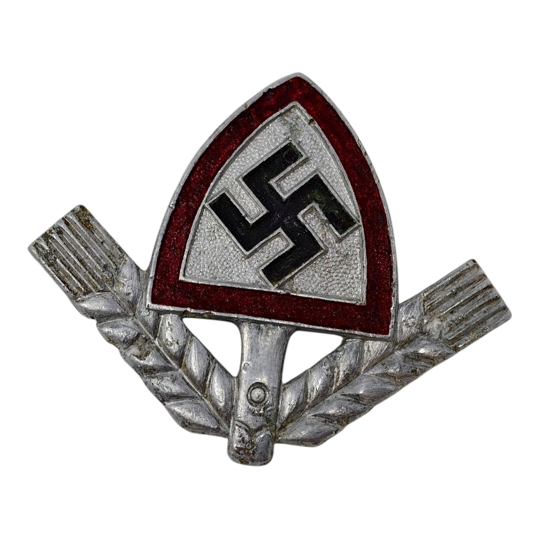 Third Reich Nazi RAD Cap Insignia: Third Reich Nazi RAD Cap Insignia