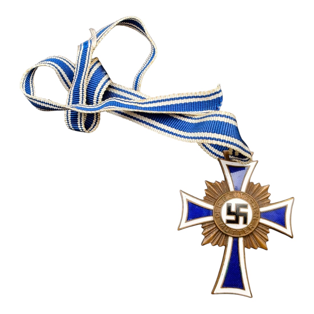 Third Reich Nazi Mothers Cross in Bronze: Third Reich Nazi Mothers Cross in Bronze