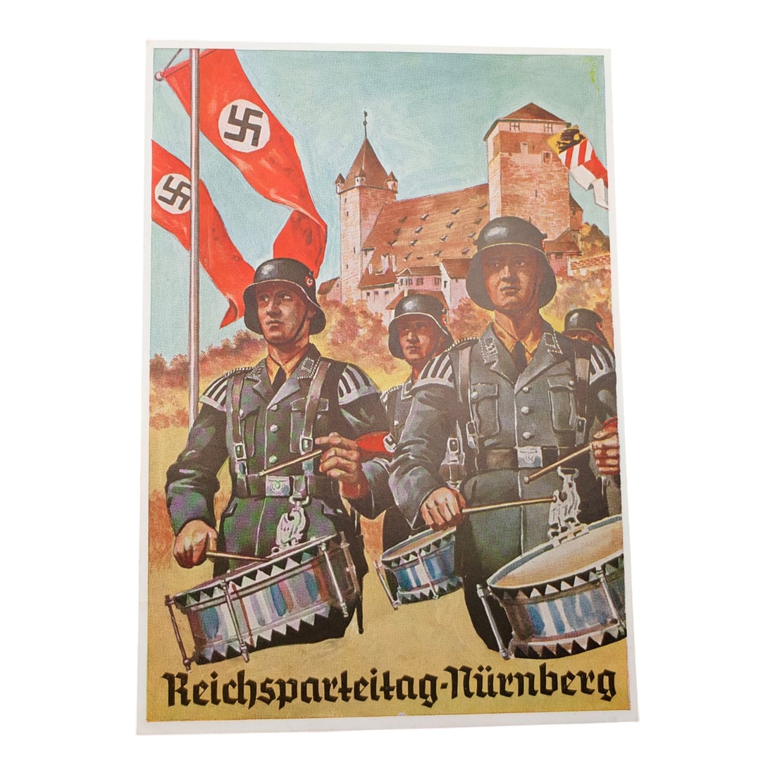 Third Reich Nazi SS Reichsparteitag Postcard: Third Reich Nazi SS Reichsparteitag Postcard
