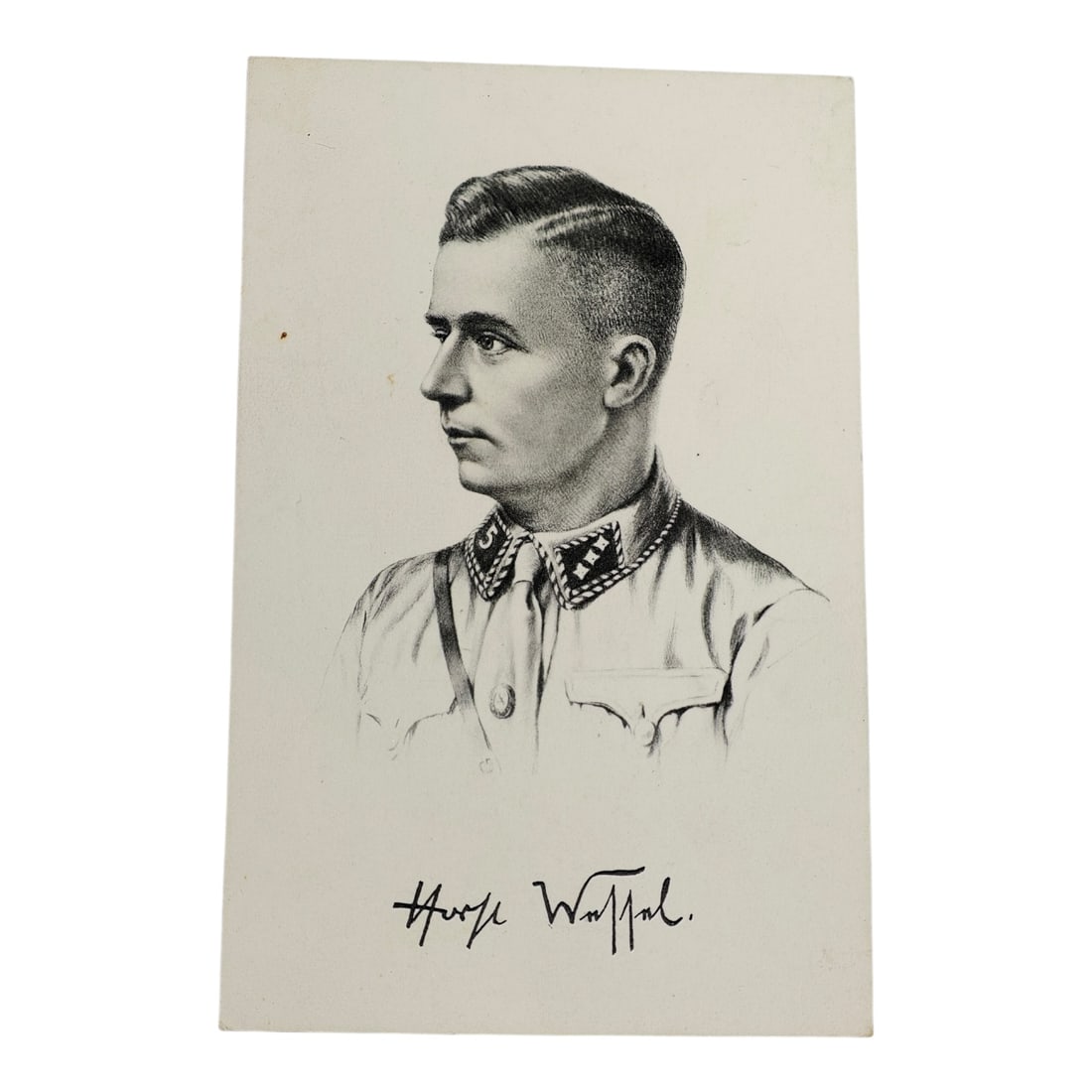 Horst Wessel Postcard: Horst Wessel Postcard