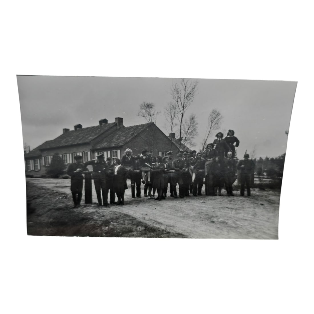Unpublished Dutch Waffen SS Volunteer Legion Avegoor Training Center 1943 Photograph: Unpublished Dutch Waffen SS Volunteer Legion Avegoor Training Center 1943 Photograph. Extremely rare unpublished photograph discovery from the Dutch Waffen SS training center in Avegoor, Netherlands.