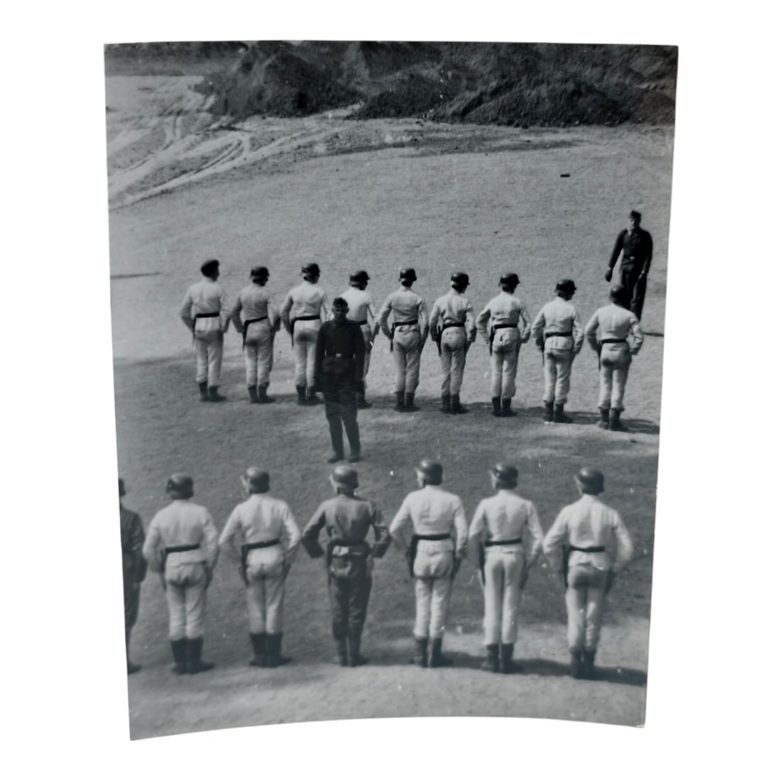 Unpublished Dutch Waffen SS Volunteer Legion Avegoor Training Center 1943 Photograph: Unpublished Dutch Waffen SS Volunteer Legion Avegoor Training Center 1943 Photograph. Extremely rare unpublished photograph discovery from the Dutch Waffen SS training center in Avegoor, Netherlands.